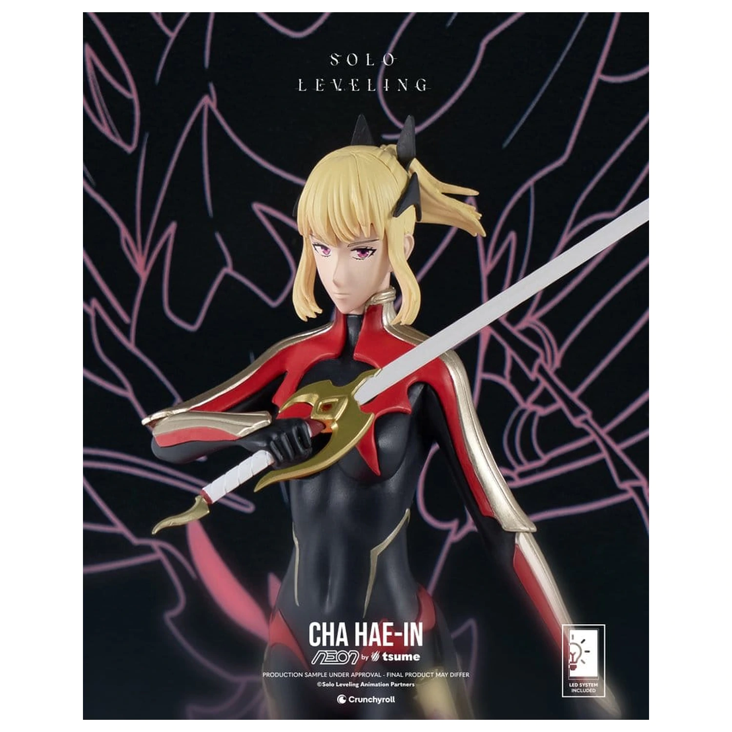 Solo Leveling Neon Figure 1/9 Cha Hae-In 20 cm product photo