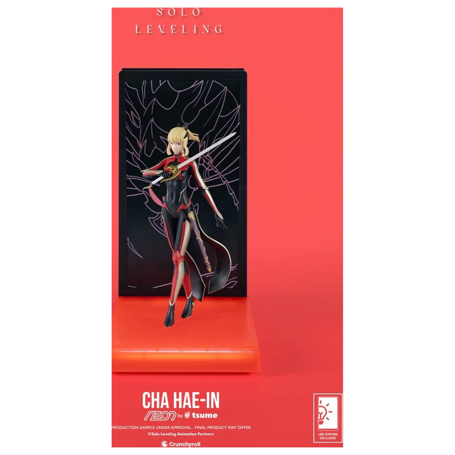 Solo Leveling Neon Figure 1/9 Cha Hae-In 20 cm product photo