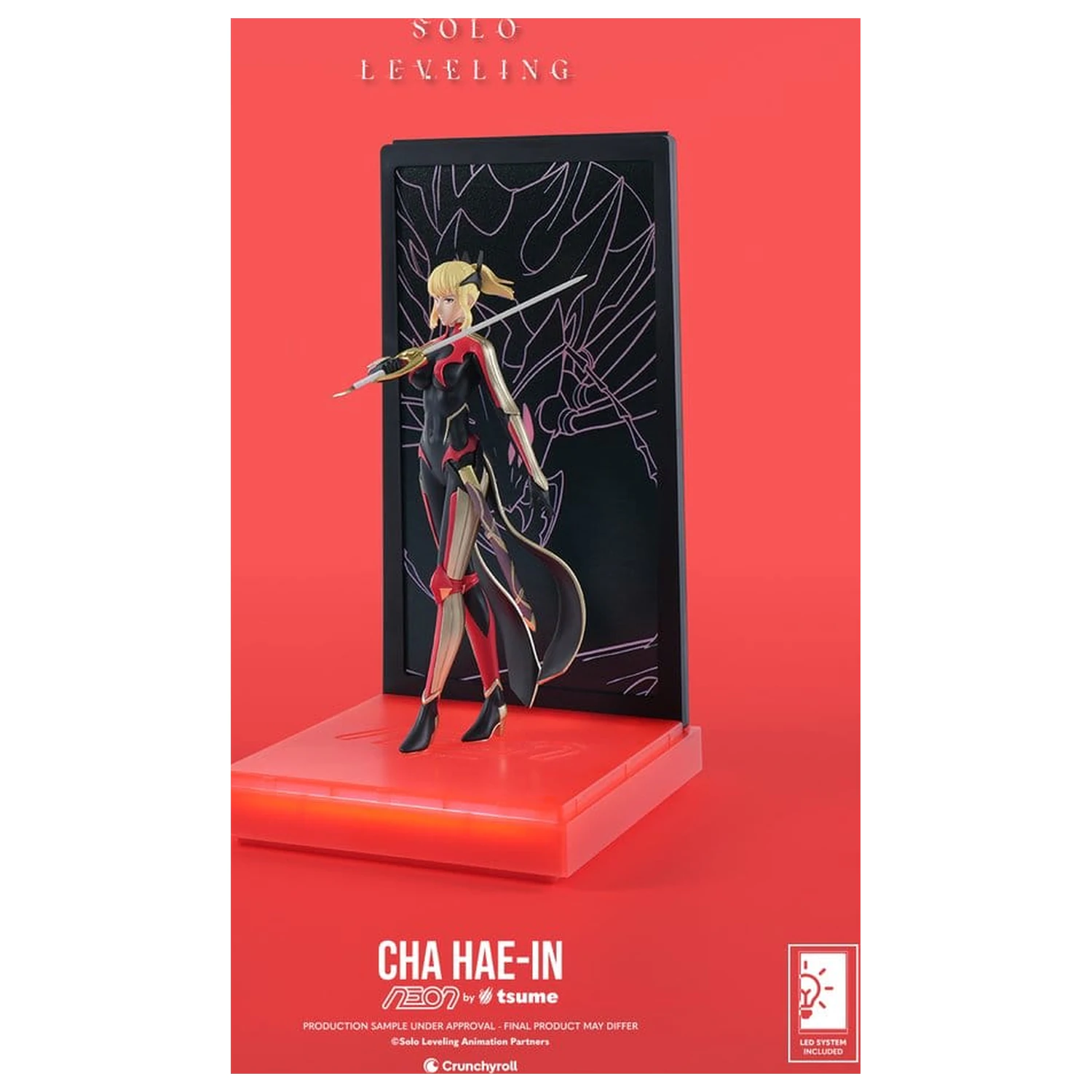 Solo Leveling Neon Figure 1/9 Cha Hae-In 20 cm product photo
