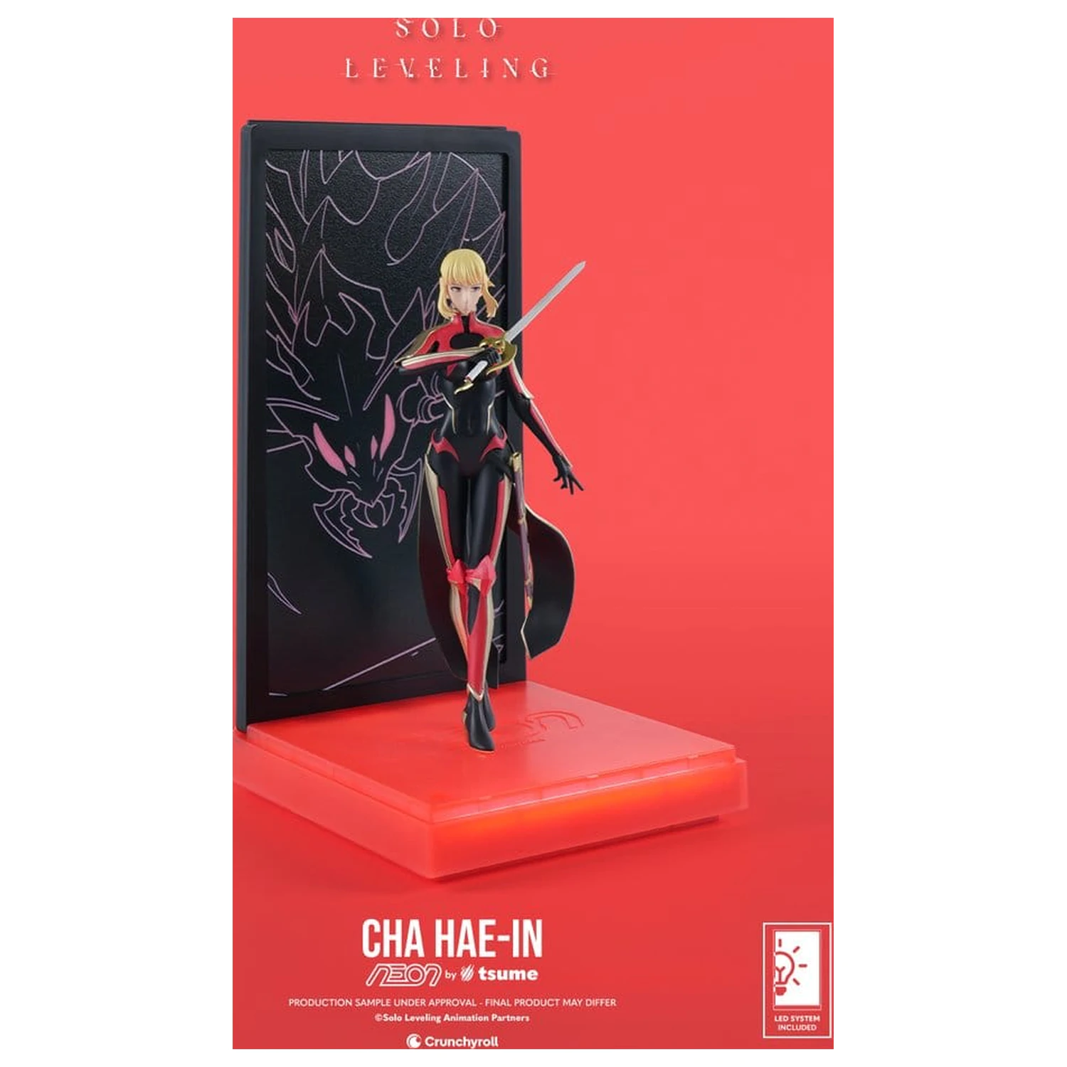 Solo Leveling Neon Figure 1/9 Cha Hae-In 20 cm product photo