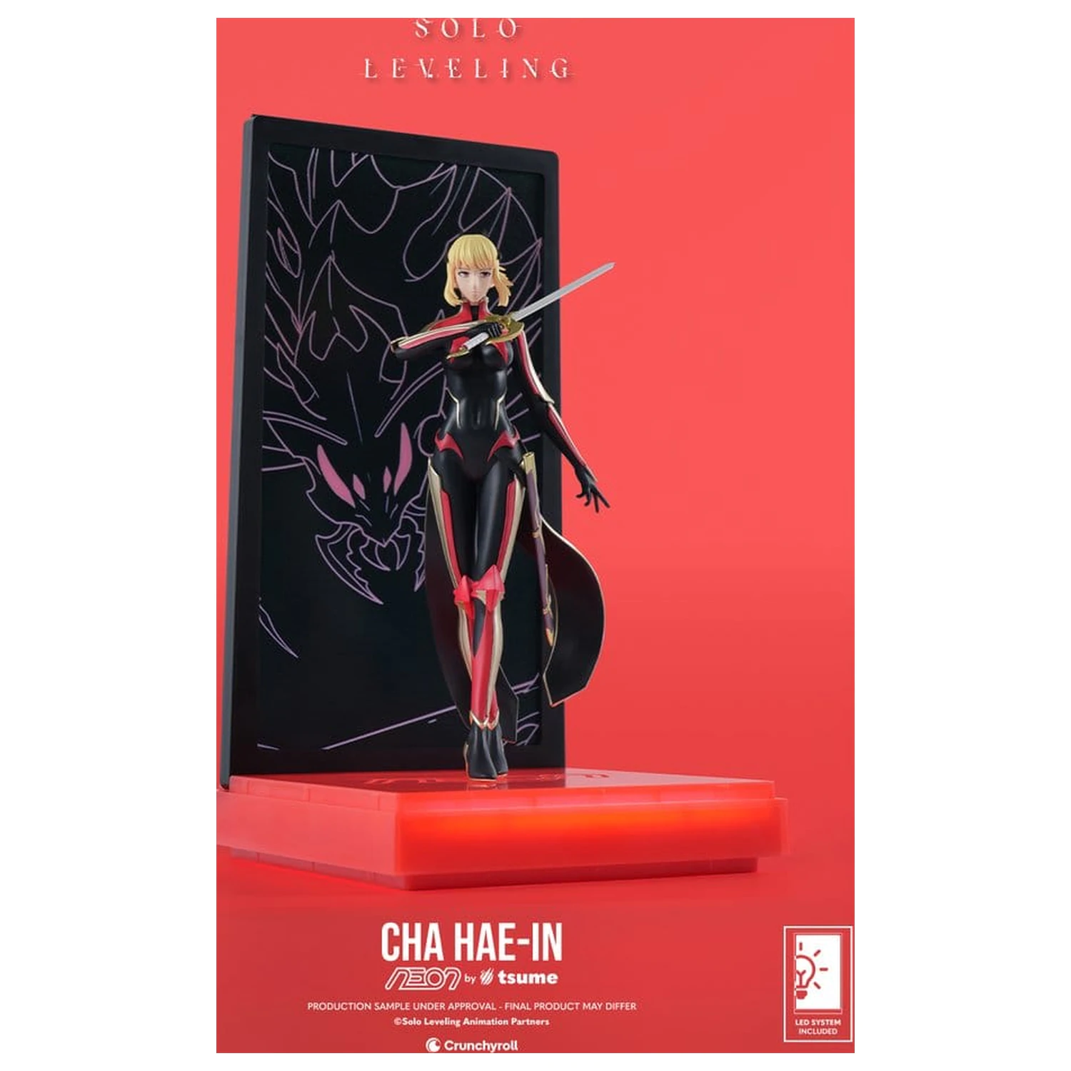 Solo Leveling Neon Figure 1/9 Cha Hae-In 20 cm product photo