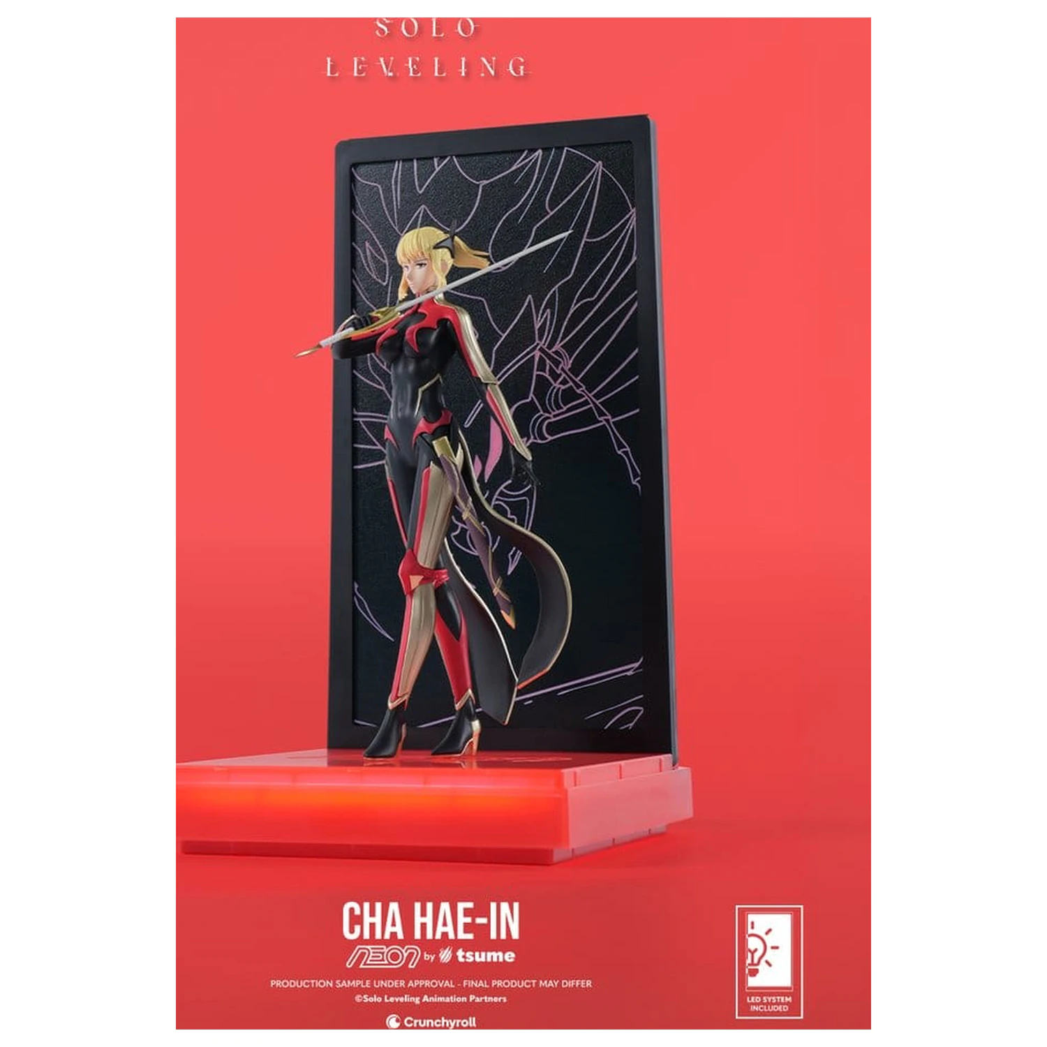 Solo Leveling Neon Figure 1/9 Cha Hae-In 20 cm product photo