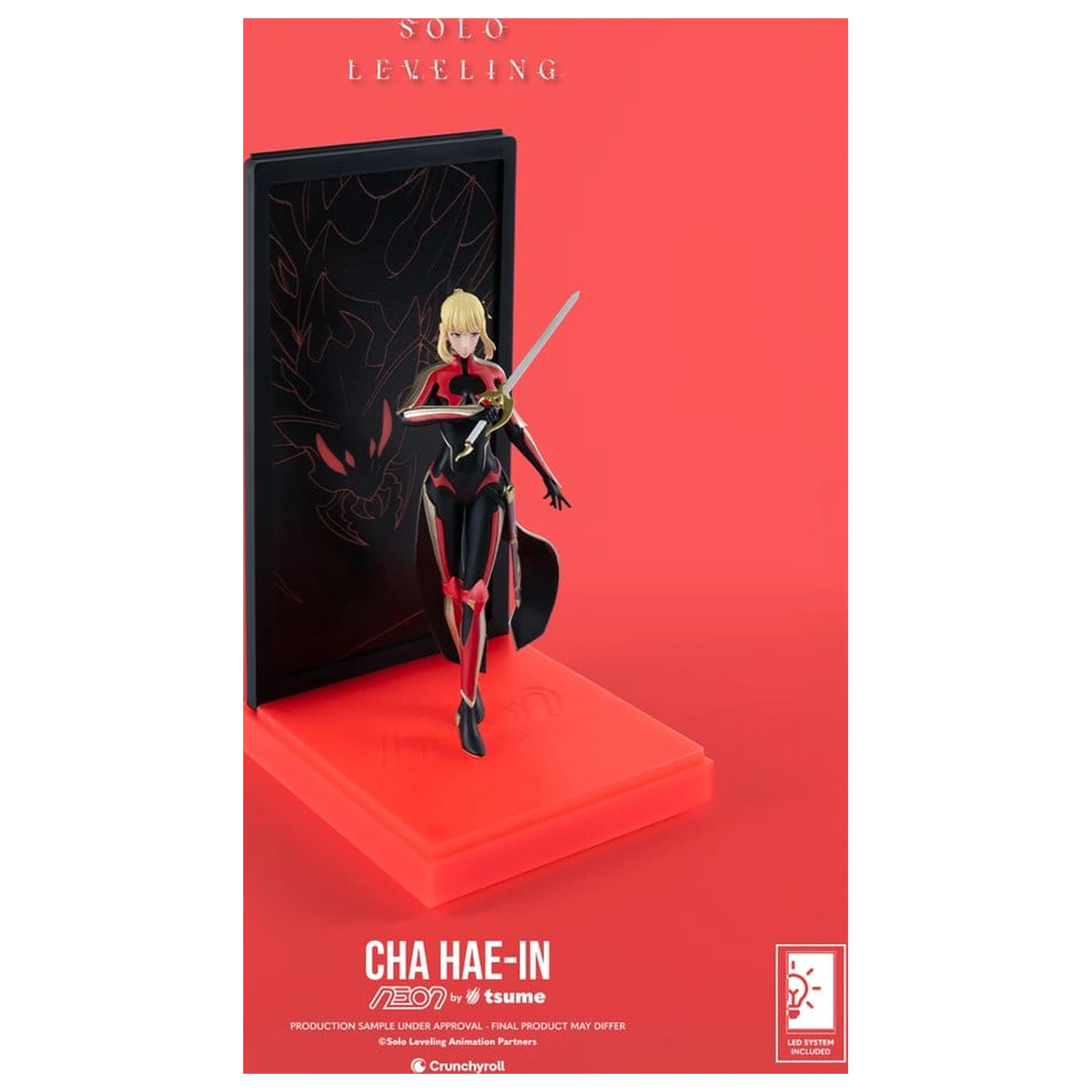Solo Leveling Neon Figure 1/9 Cha Hae-In 20 cm product photo
