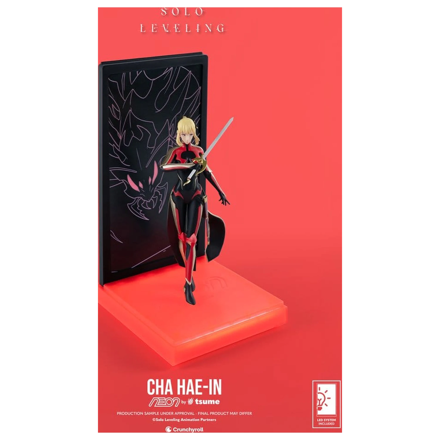 Solo Leveling Neon Figure 1/9 Cha Hae-In 20 cm product photo