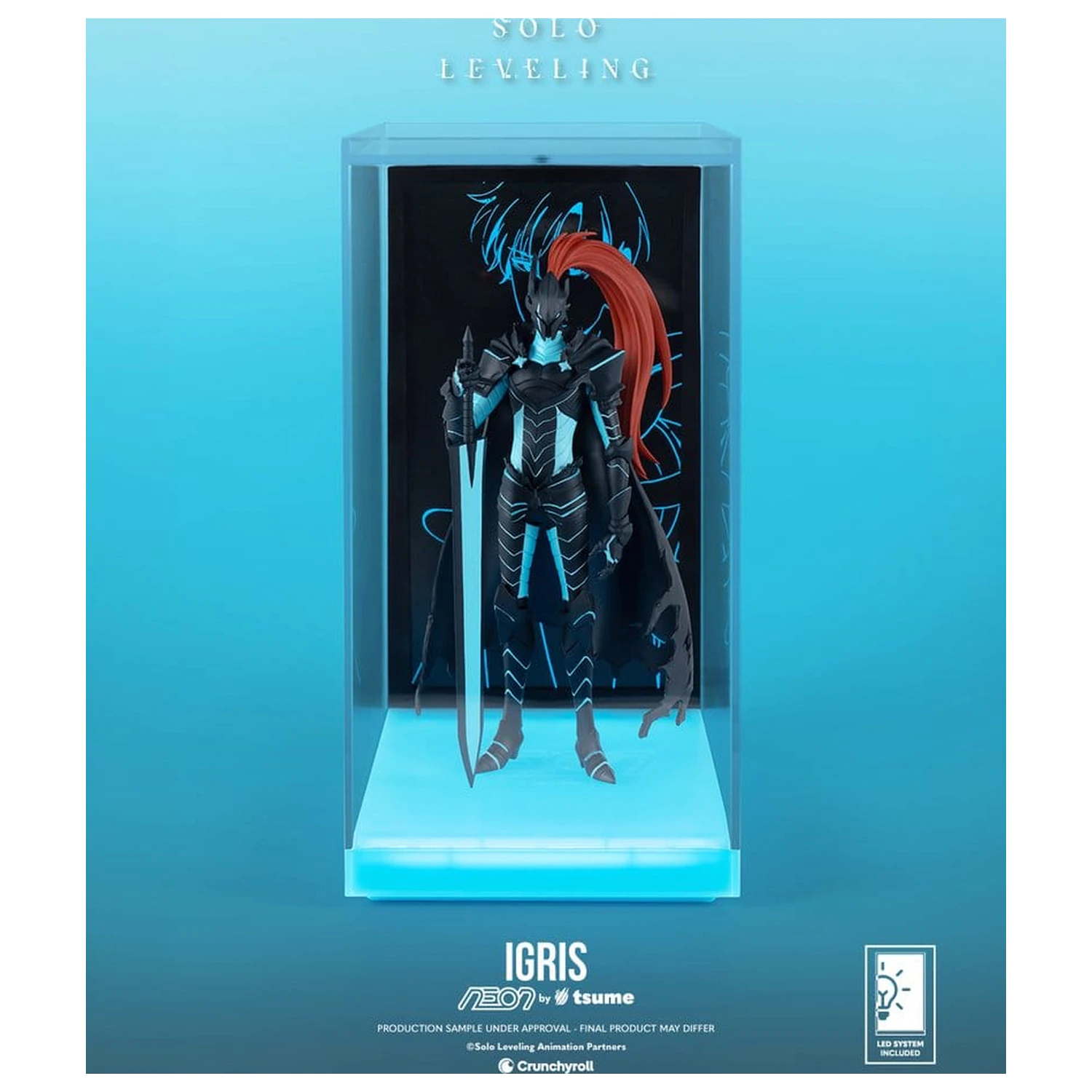 Solo Leveling Neon Figure 1/9 Igris 20 cm product photo