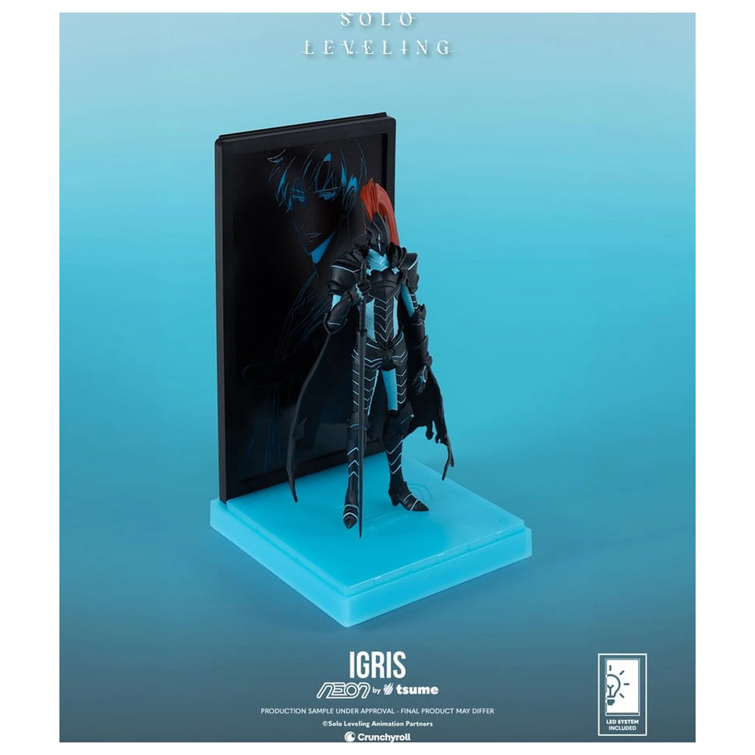 Solo Leveling Neon Figure 1/9 Igris 20 cm product photo