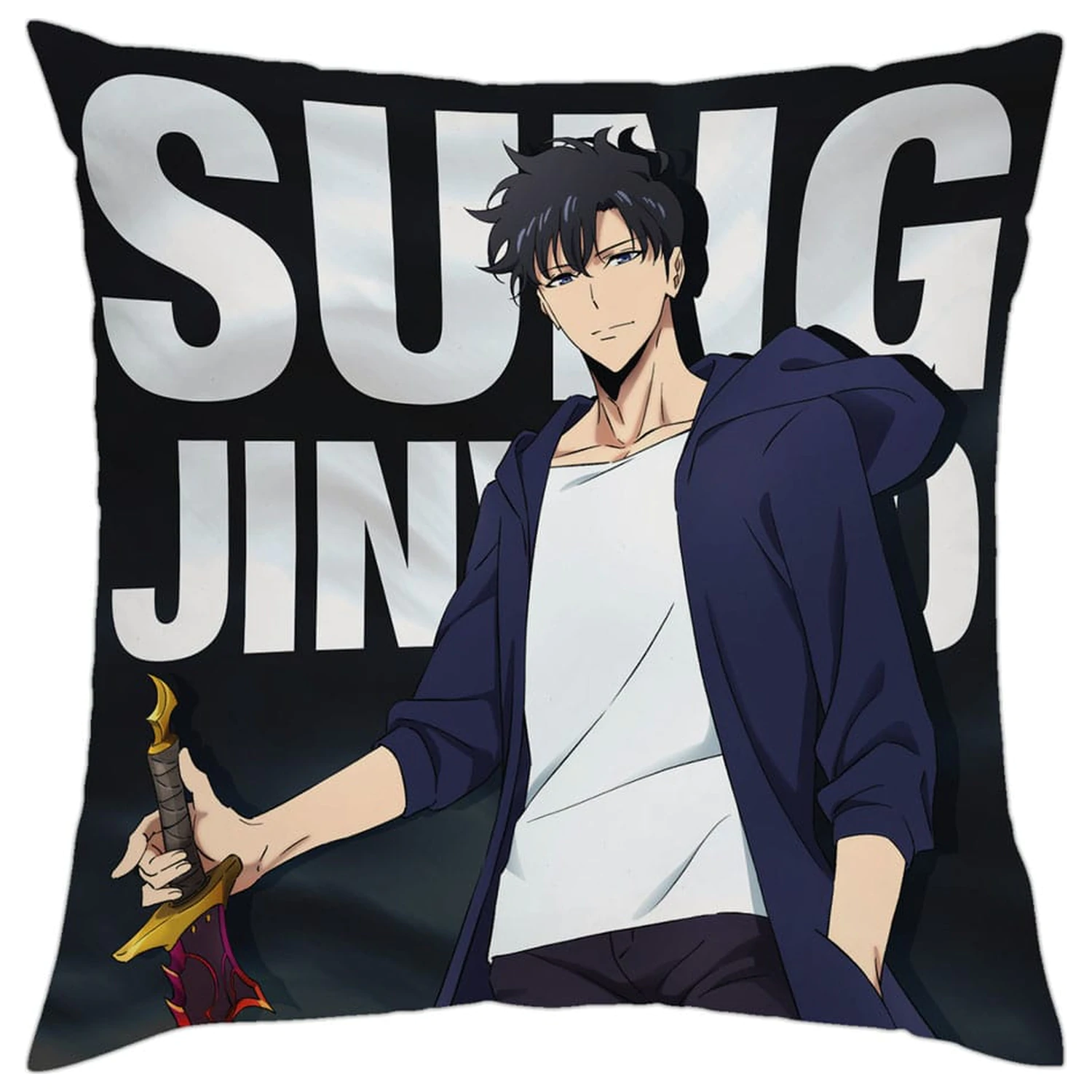 Solo Leveling Pillow Sung Jin-Woo 40 x 40 cm    product photo