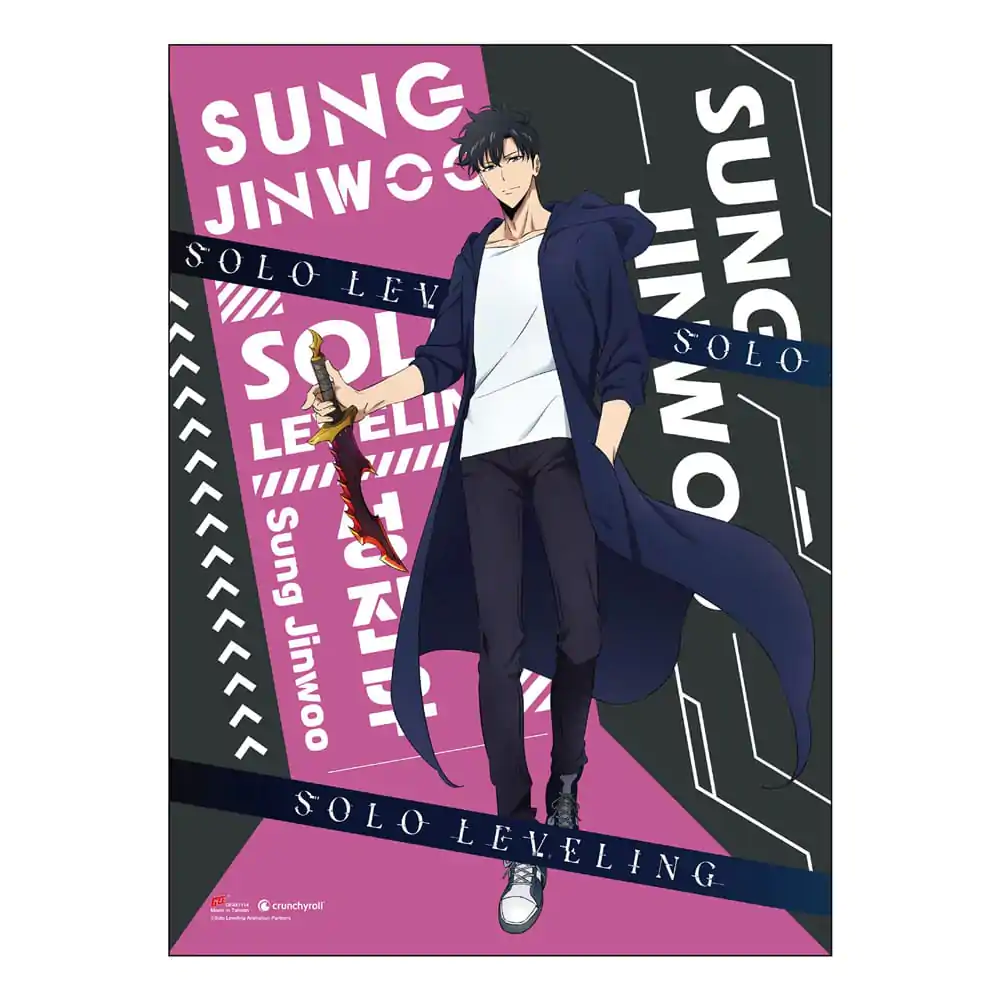 Solo Leveling Wall Scroll Sung Jinwoo S-Rank #1 44 x 33 cm termékfotó