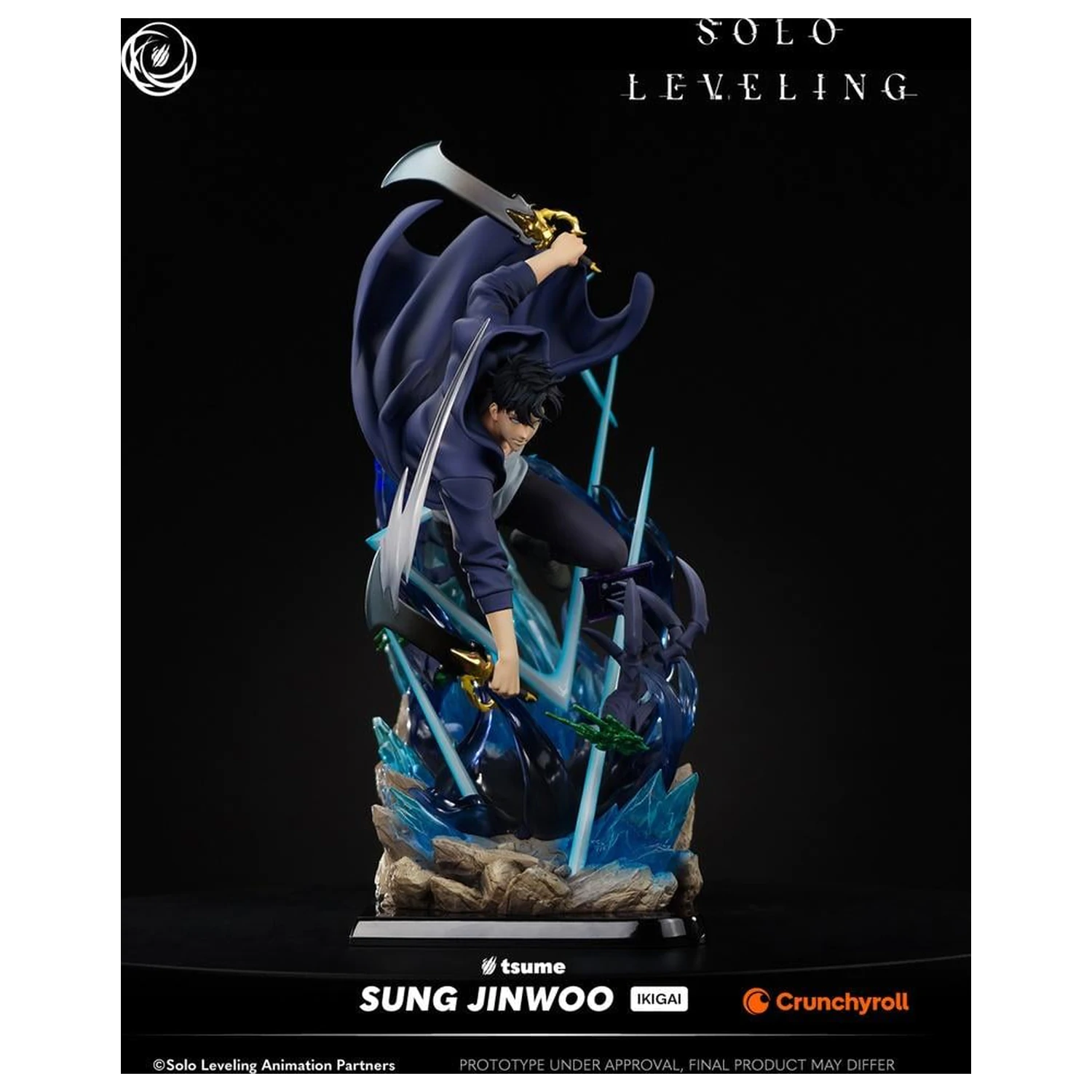 Solo Leveling Sung Jinwoo Statue Ikigai 1/6 By Tsume 44cm product photo