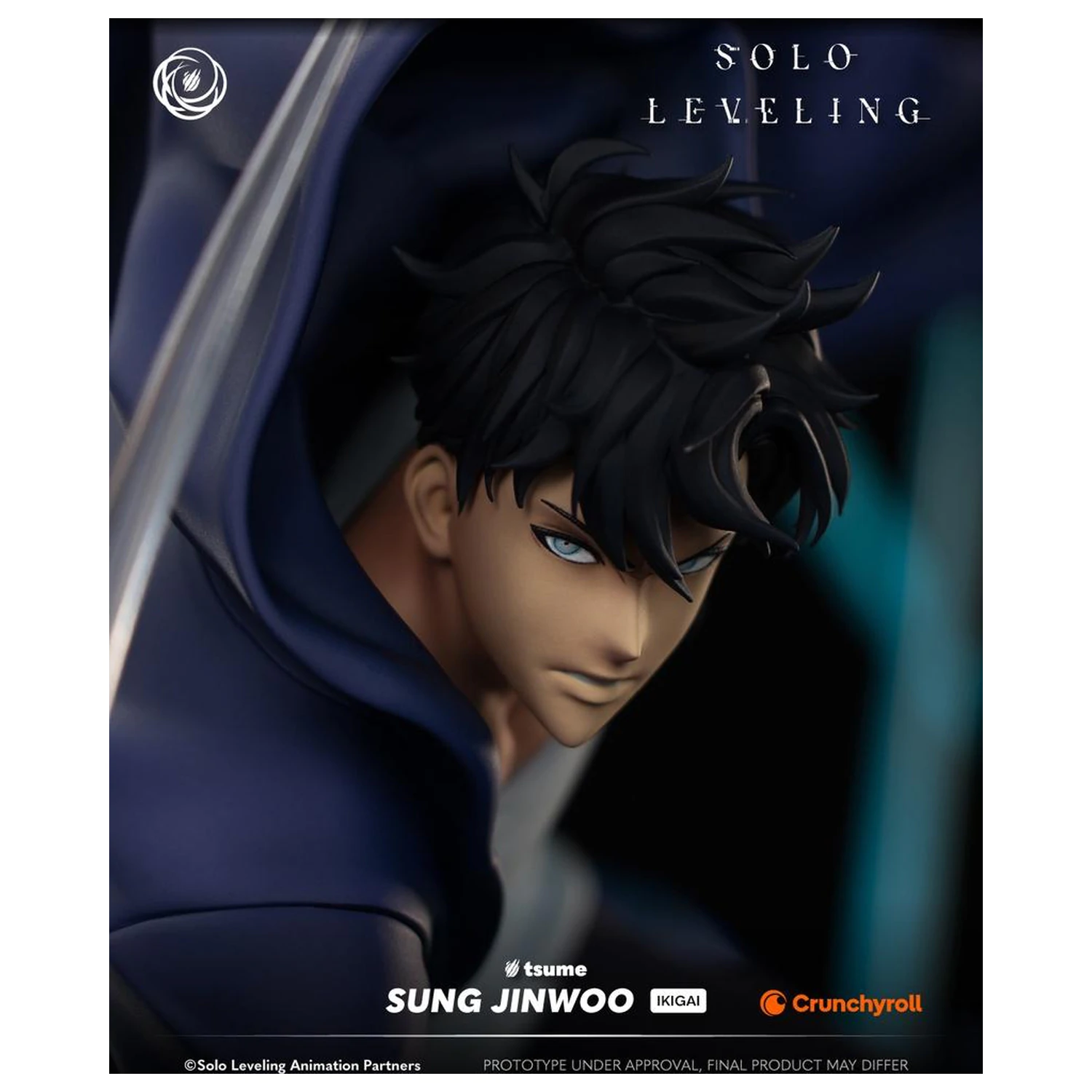 Solo Leveling Sung Jinwoo Statue Ikigai 1/6 By Tsume 44cm product photo