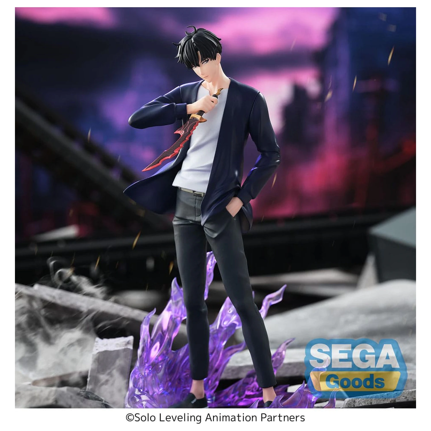 Solo Leveling XrossLink PVC Statue Sung Jinwoo 18 cm product photo