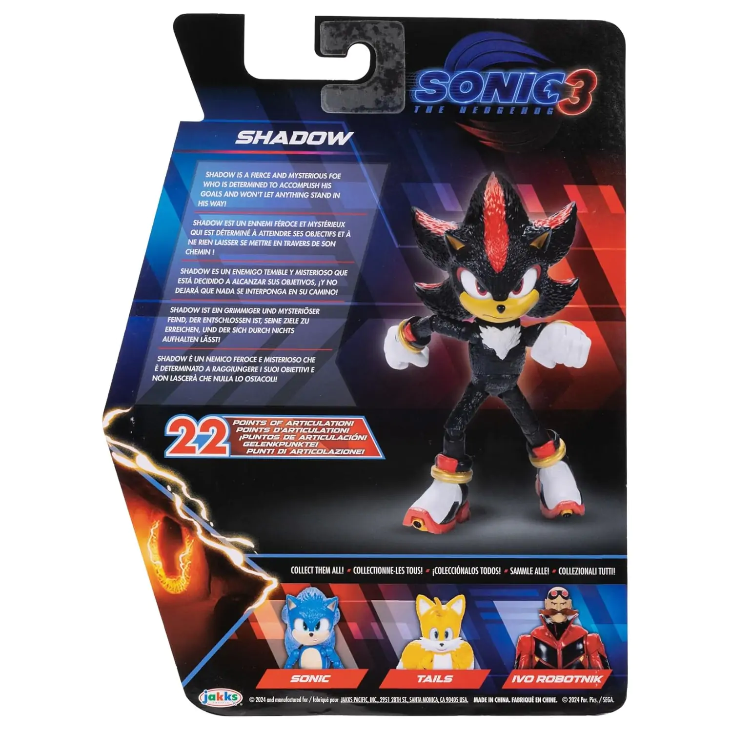Sonic 3 figure - Shadow product photo
