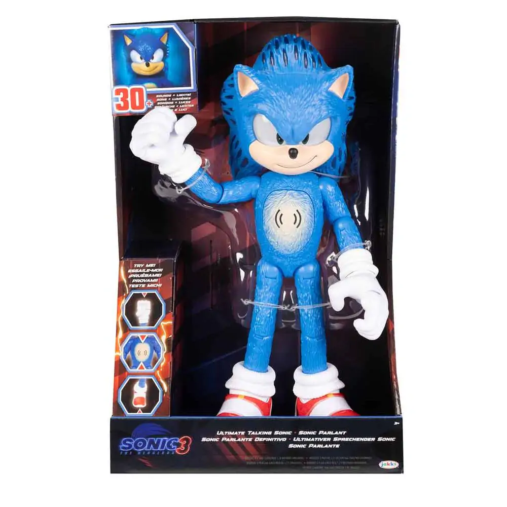 Sonic 3 The Movie Interactive Sonic figure 35cm product photo