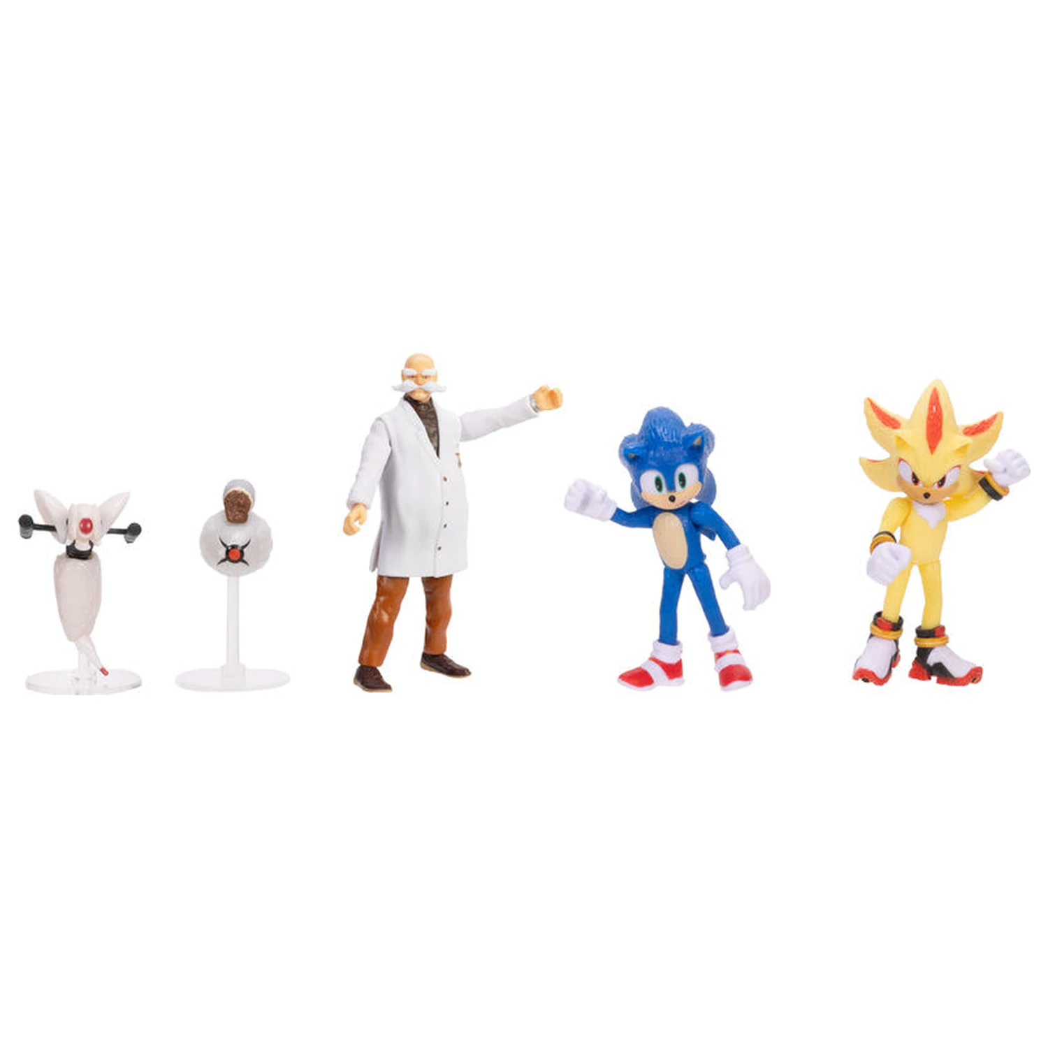 Sonic 3 wave 3 pack 5 figures 6cm product photo