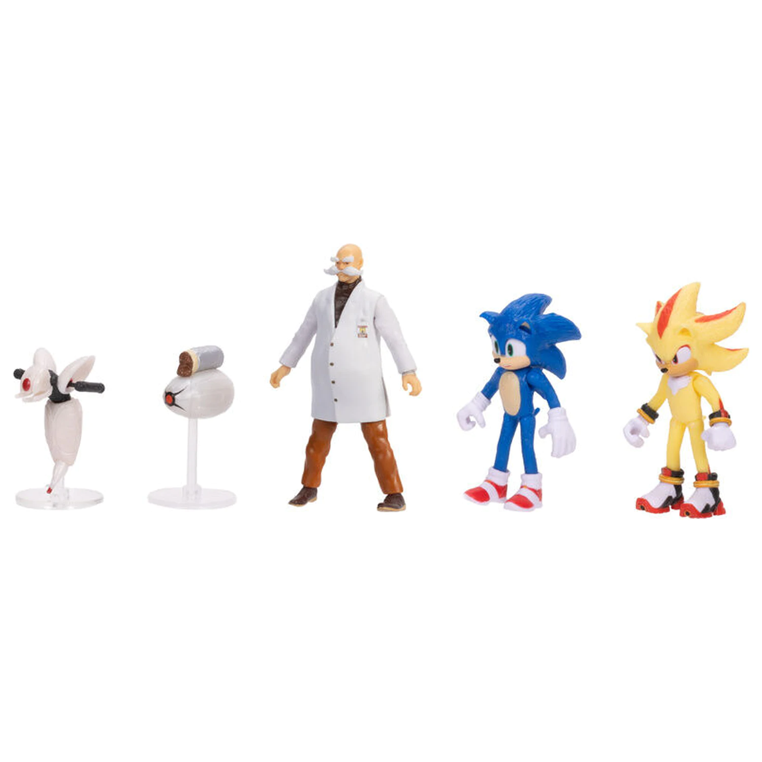 Sonic 3 wave 3 pack 5 figures 6cm product photo