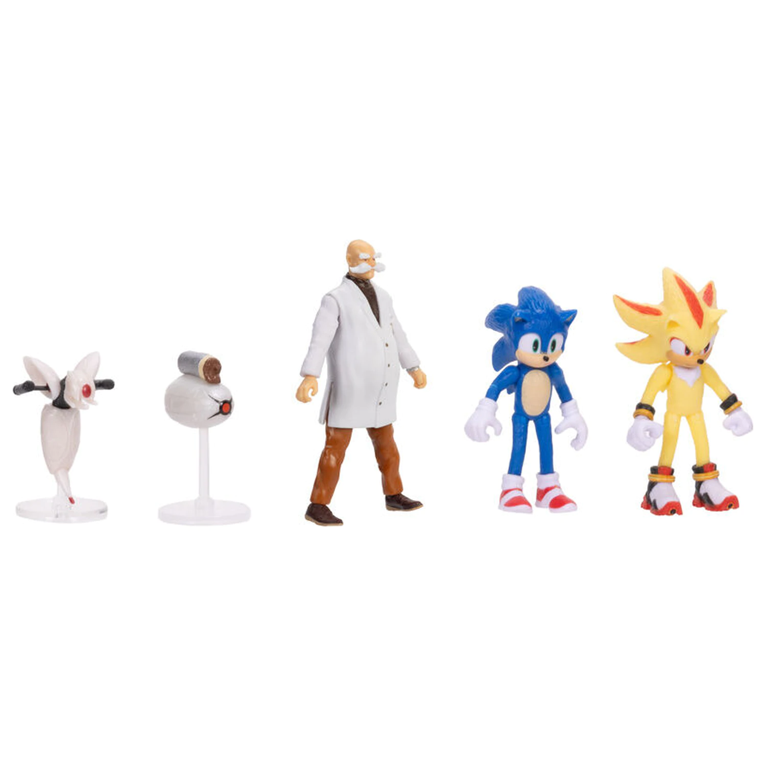 Sonic 3 wave 3 pack 5 figures 6cm product photo