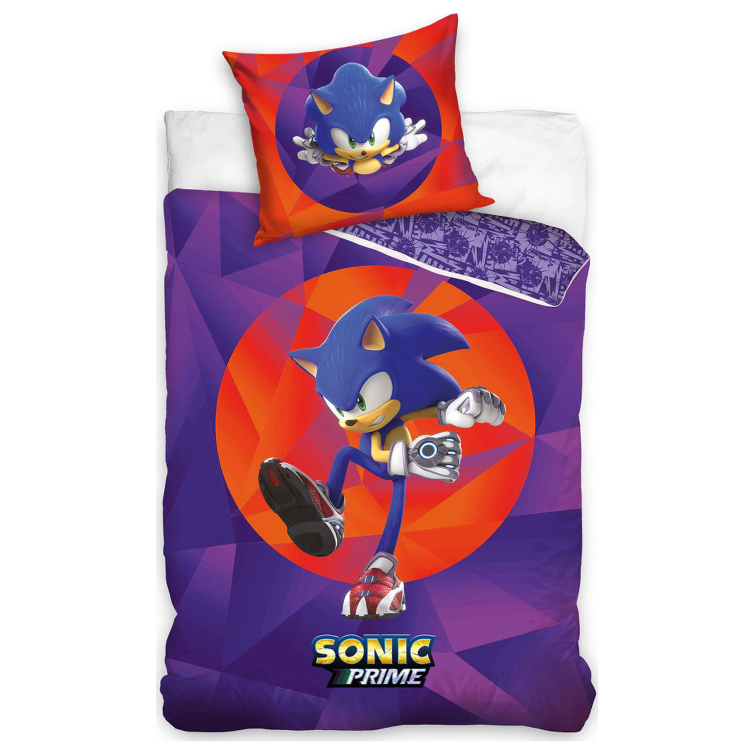 Sonic the Hedgehog Purple Duvet Cover product photo