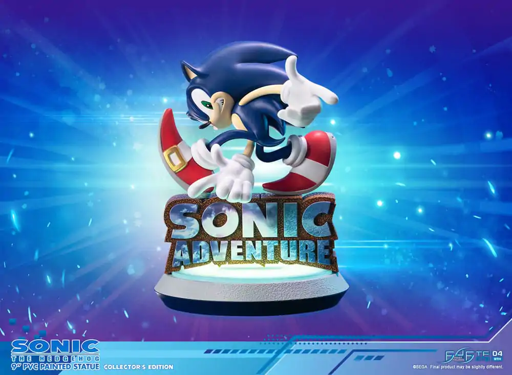 Sonic Adventure PVC Statue Sonic the Hedgehog Collector&#039;s Edition 23 cm product photo