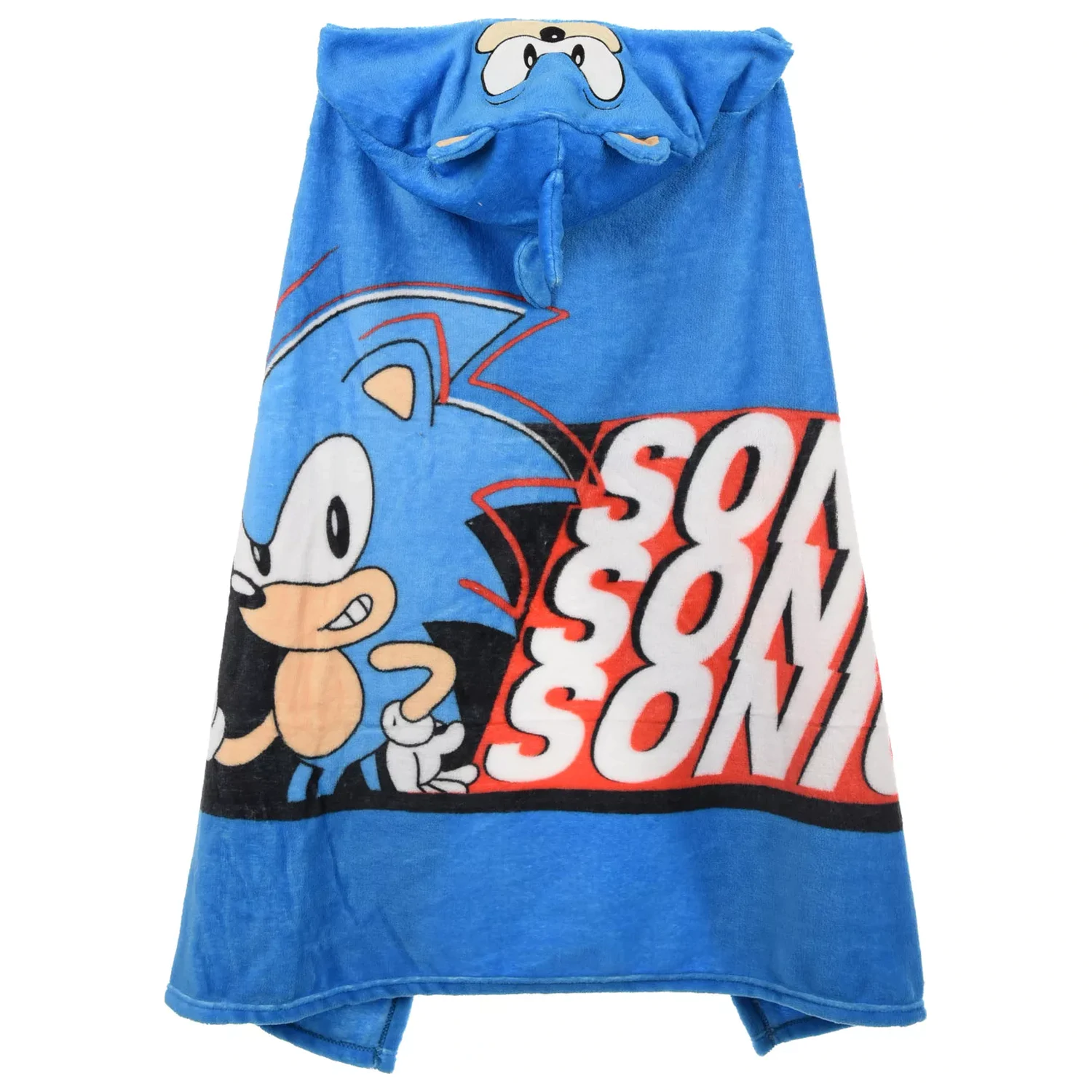 Sonic Blue Blur Hooded Blanket 80x120 cm product photo