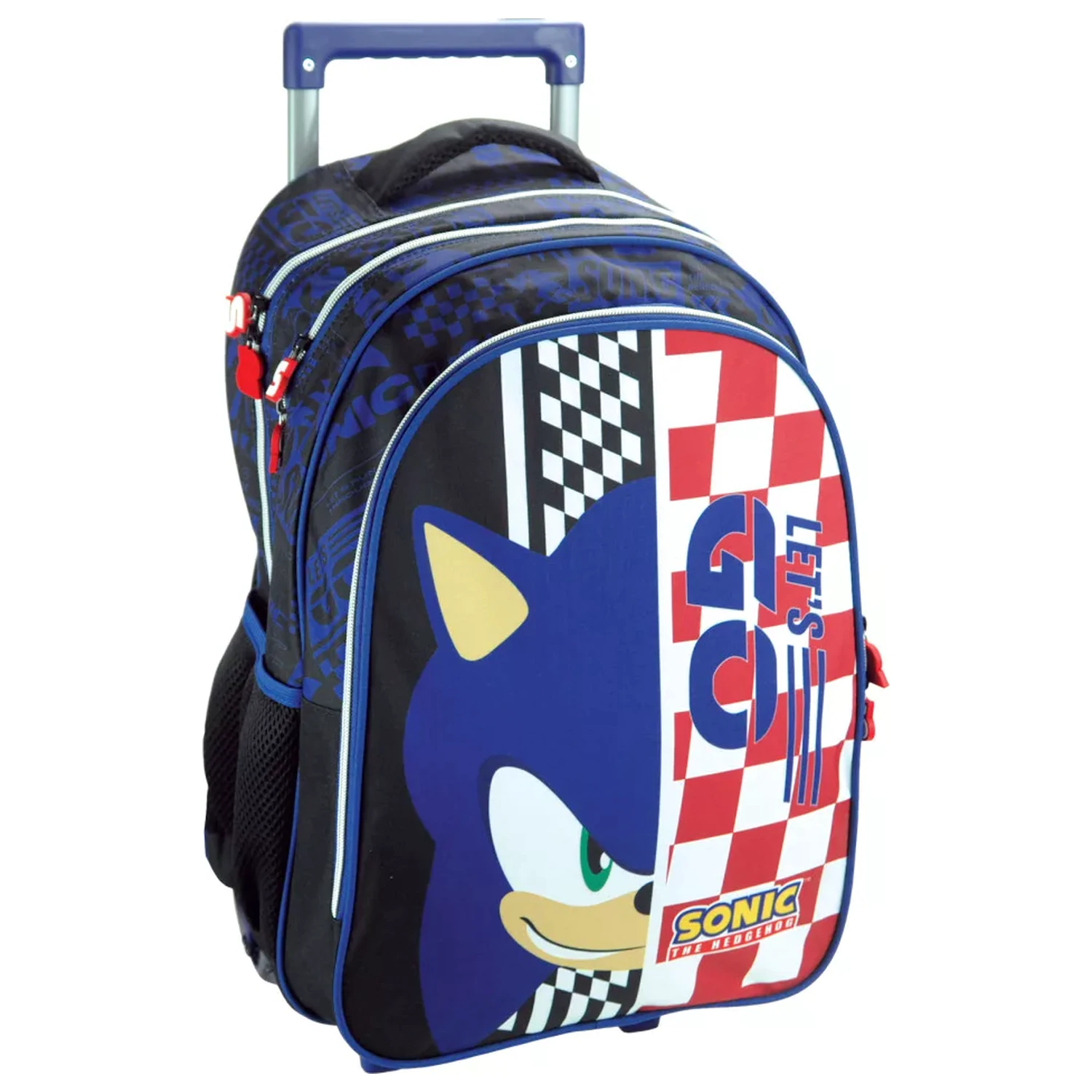 Sonic Champion Racer wheeled school bag, bag 46 cm product photo