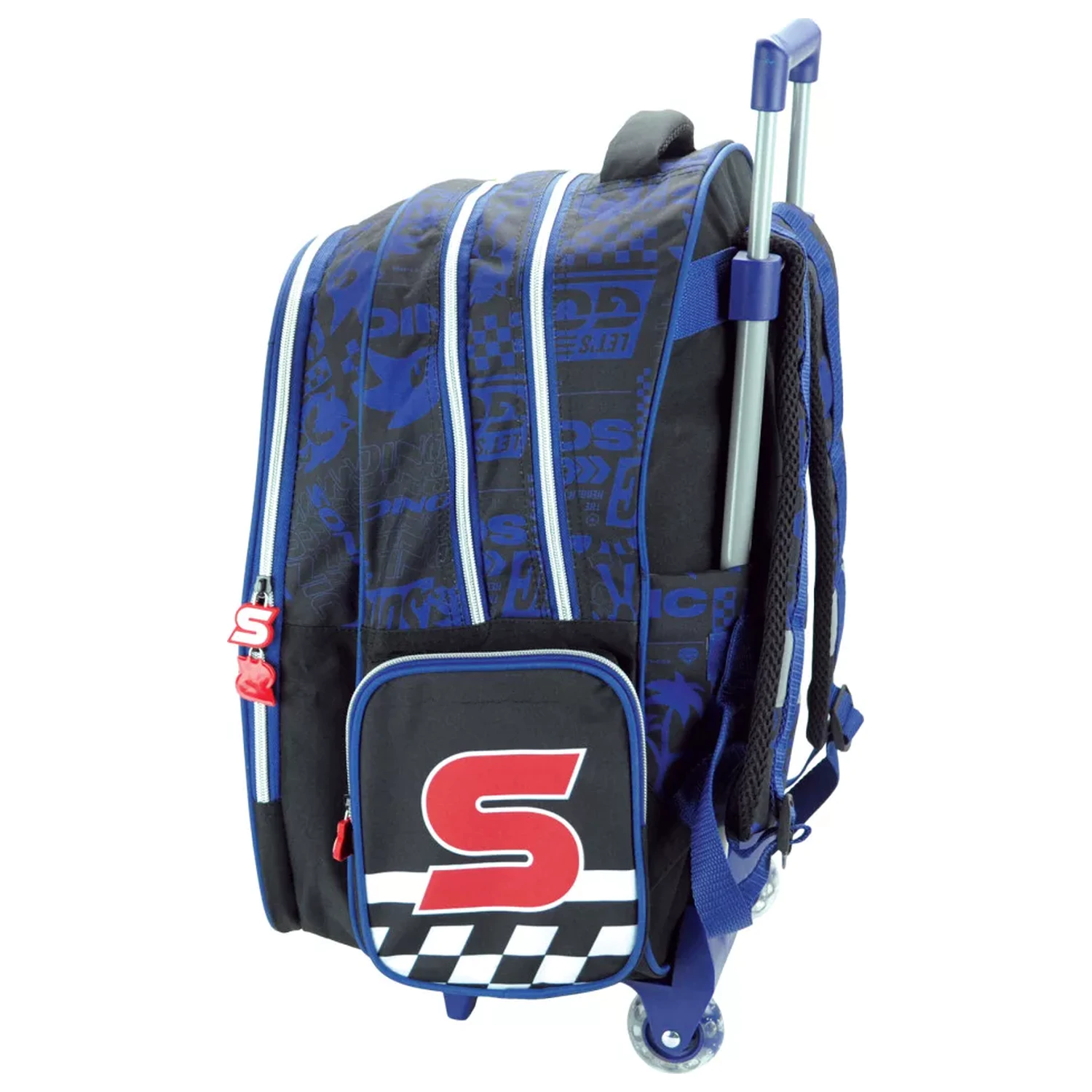 Sonic Champion Racer wheeled school bag, bag 46 cm product photo