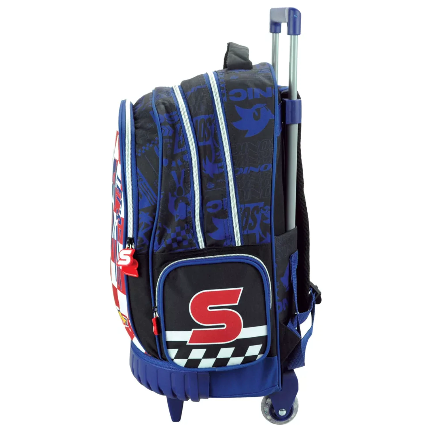 Sonic Champion Racer Premium Rolling School Bag, Bag 42 cm product photo