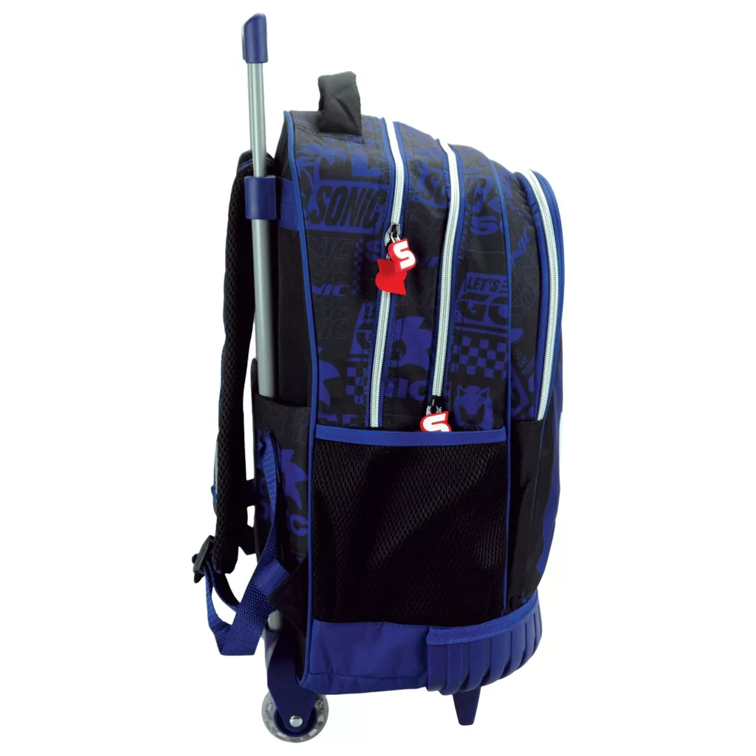 Sonic Champion Racer Premium Rolling School Bag, Bag 42 cm product photo