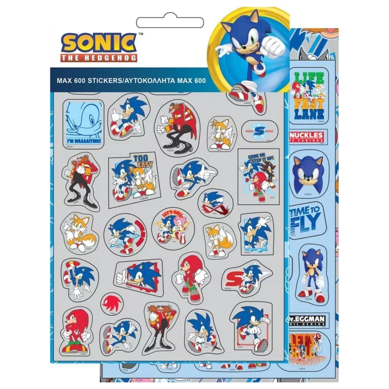 Sonic Fast 600-piece sticker set product photo