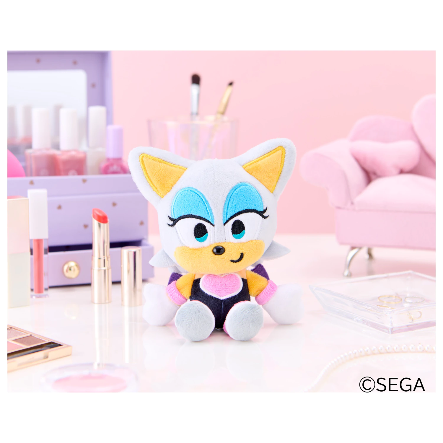 SONIC & FRIENDS Rouge Mascot Plush 16cm product photo