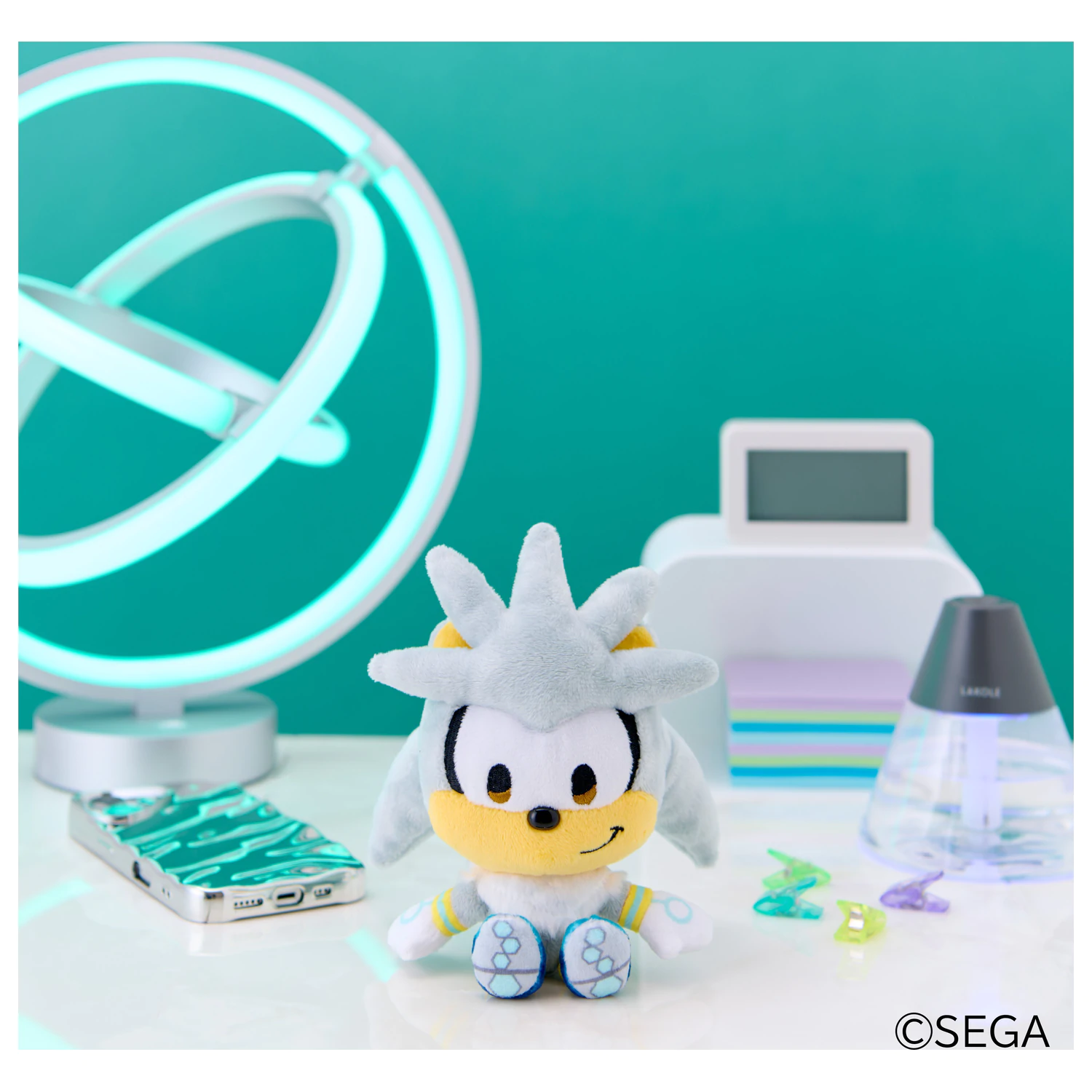 SONIC & FRIENDS Silver Mascot Plush 16cm product photo