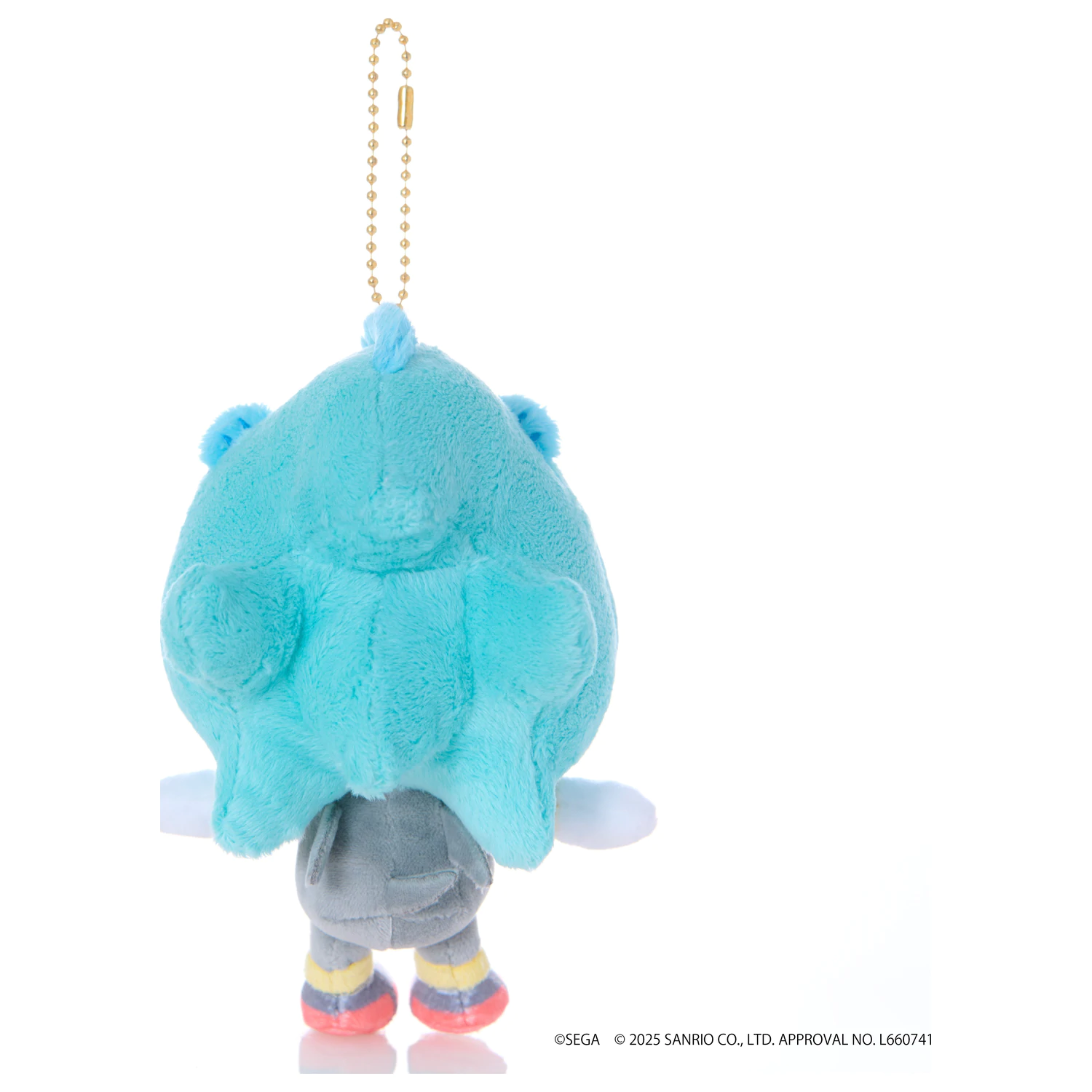 Sonic & Friends X Sanrio Shadow X Hangyodon Mascot Plush 8cm product photo