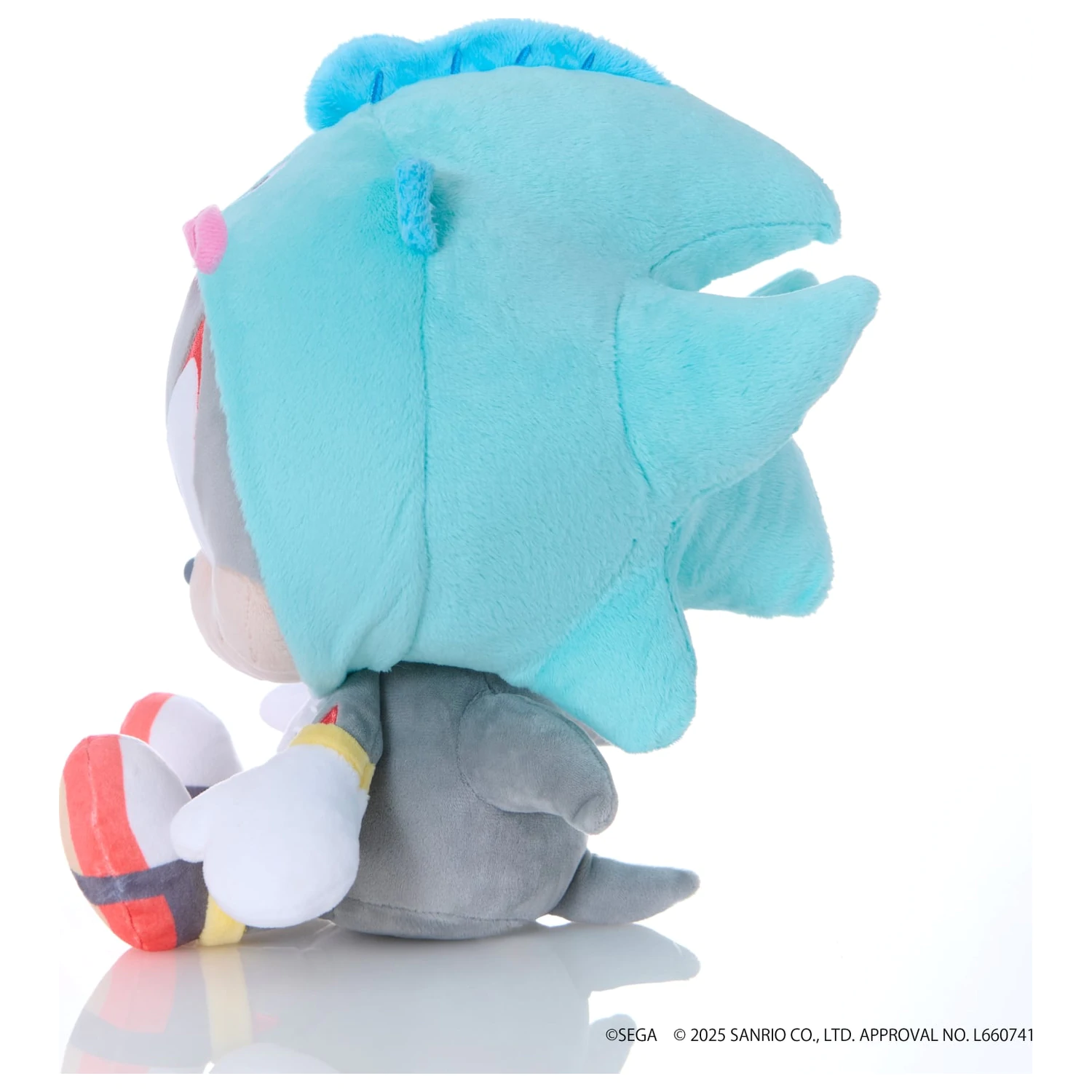 Sonic & Friends x Sanrio Shadow x Hangyodon Plush Toy 24cm product photo