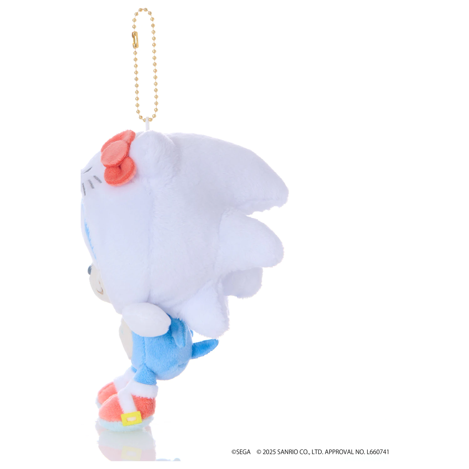 SONIC & FRIENDS x SANRIO Sonic x Hello Kitty Mascot Plush 8cm product photo