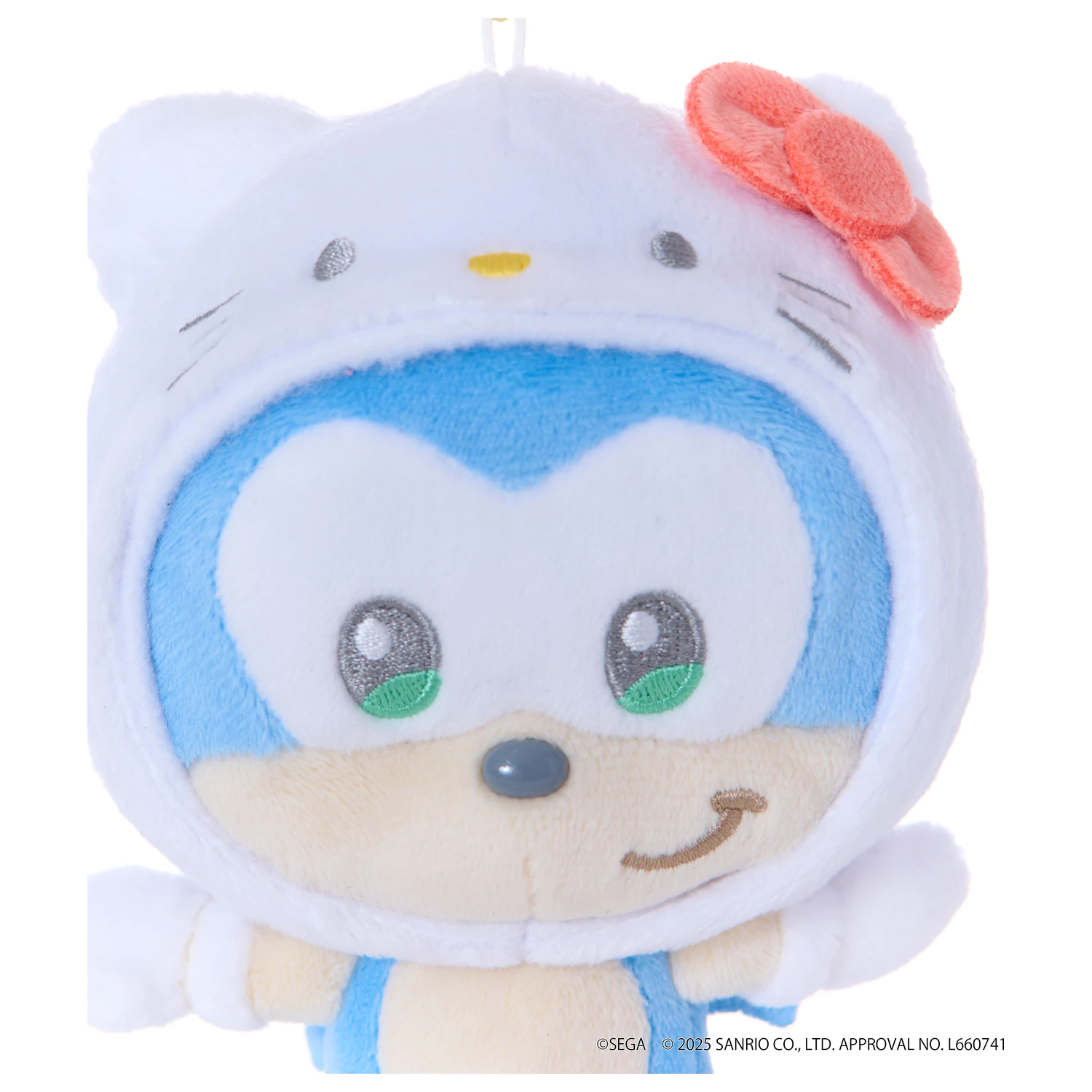 SONIC & FRIENDS x SANRIO Sonic x Hello Kitty Mascot Plush 8cm product photo