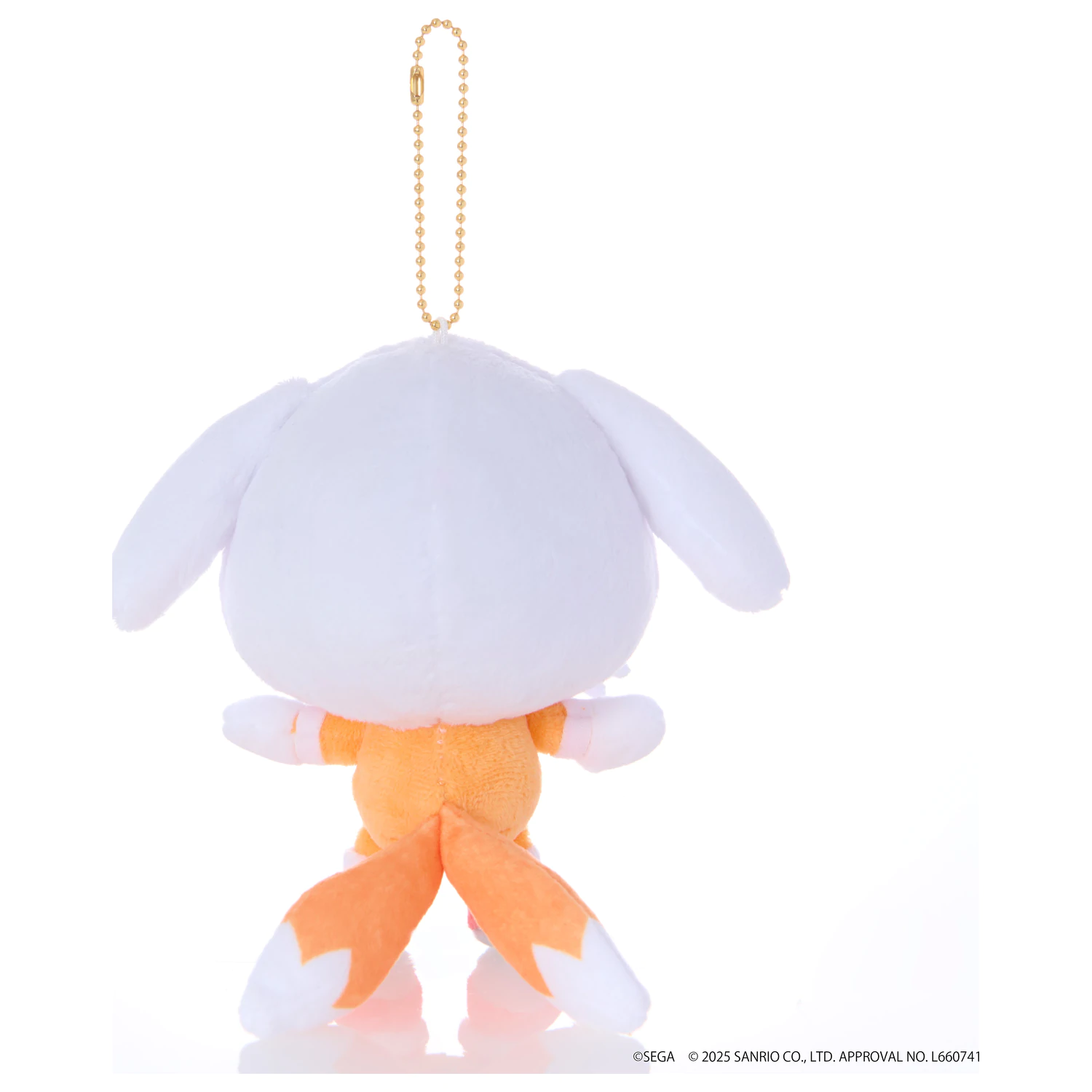SONIC & FRIENDS x SANRIO Tails x Cinnamoroll Mascot Plush 8 cm product photo