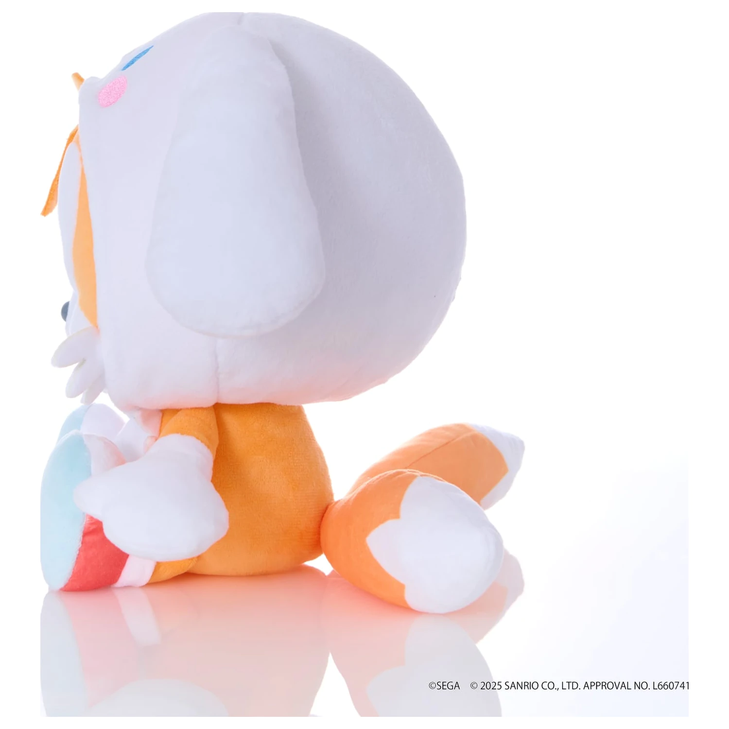 Sonic & Friends x Sanrio Tails x Cinnamoroll Plush Toy 24cm product photo
