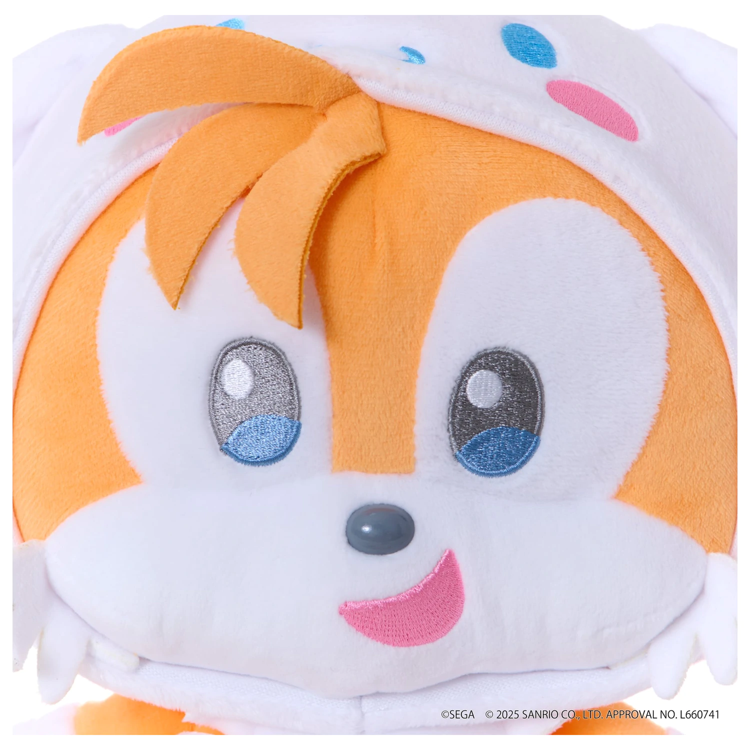 Sonic & Friends x Sanrio Tails x Cinnamoroll Plush Toy 24cm product photo