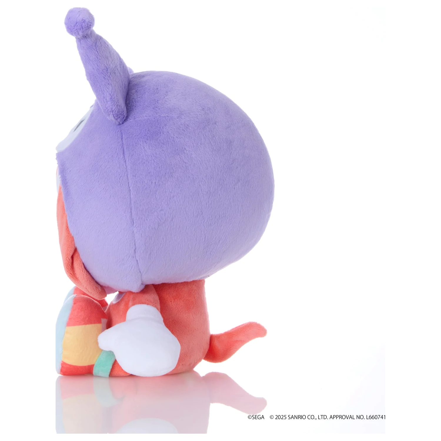 SONIC & FRIENDSX SANRIO Knuckles X Kuromi Plush 24cm product photo