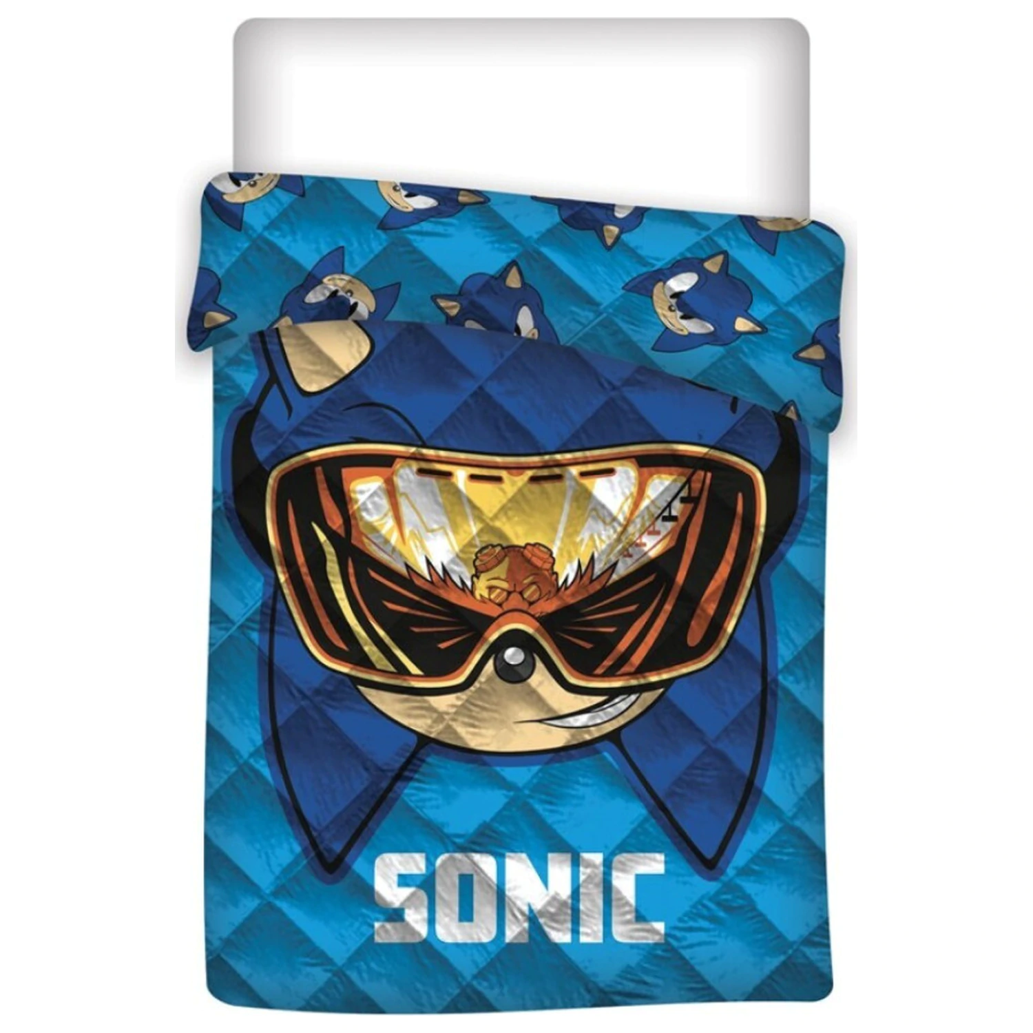 Sonic Glasses Quilted Bedspread, Duvet 140x200cm product photo