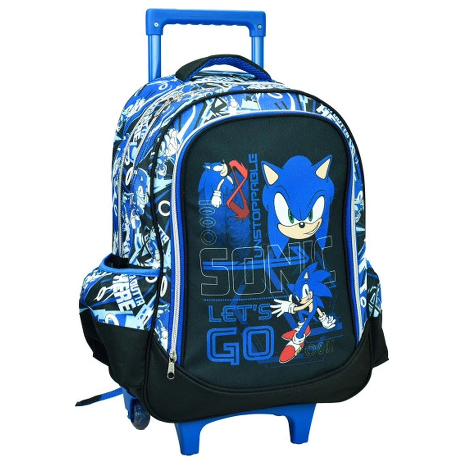 Sonic Go Fast Rolling School Bag, Bag 46 cm product photo