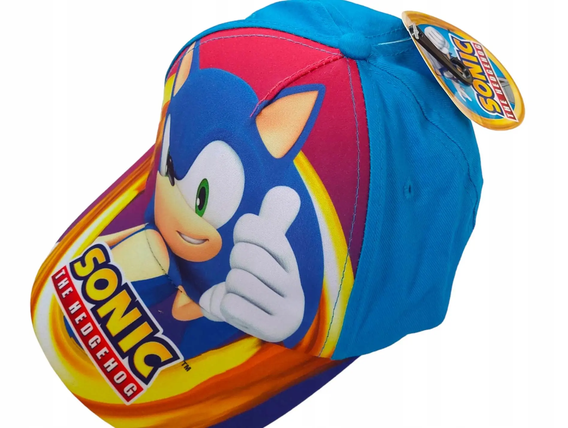 Sonic Blue kids baseball cap product photo