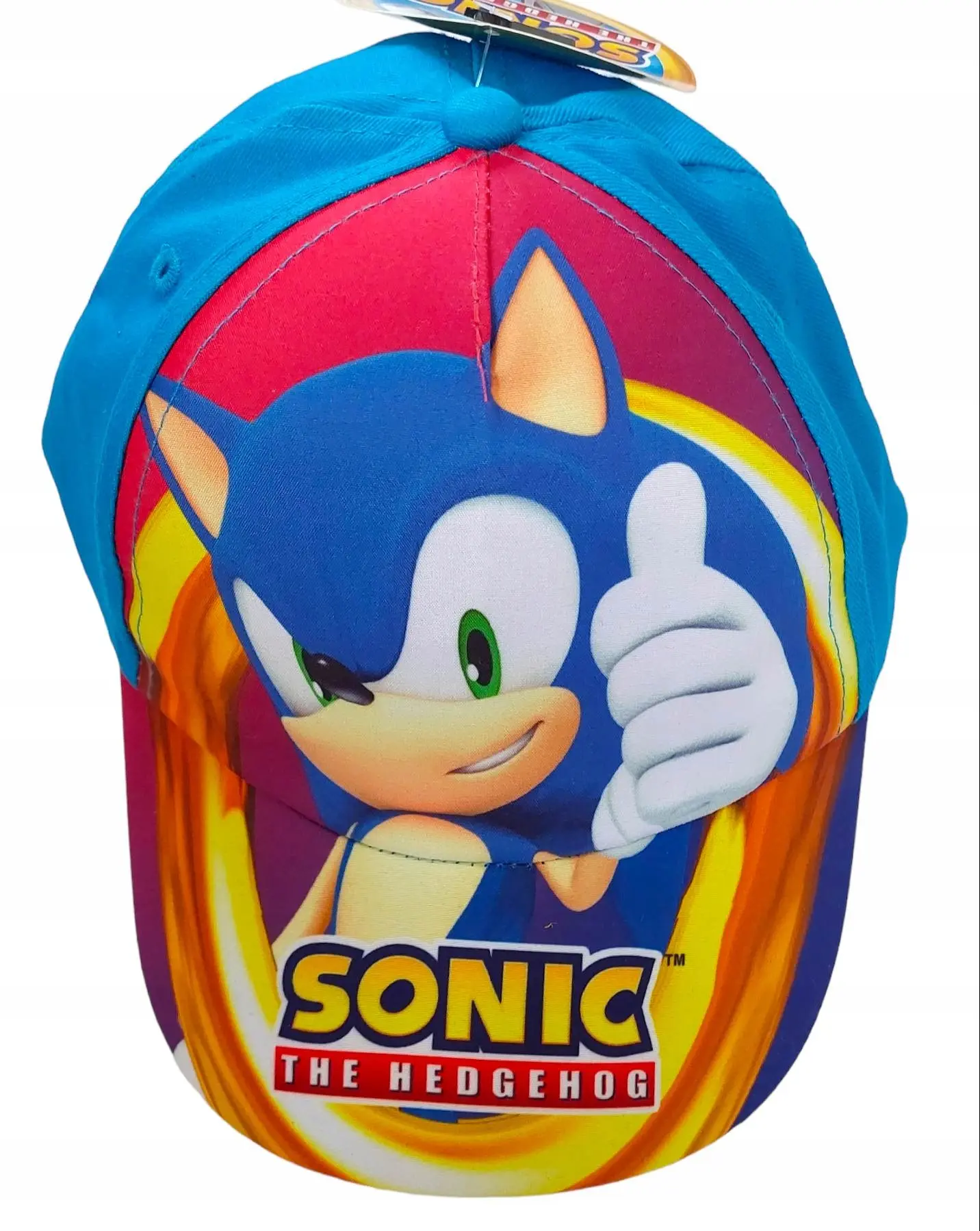 Sonic Blue kids baseball cap product photo