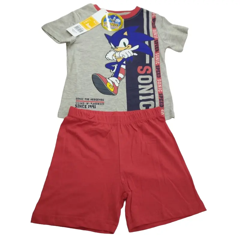 Sonic short children's pajamas product photo