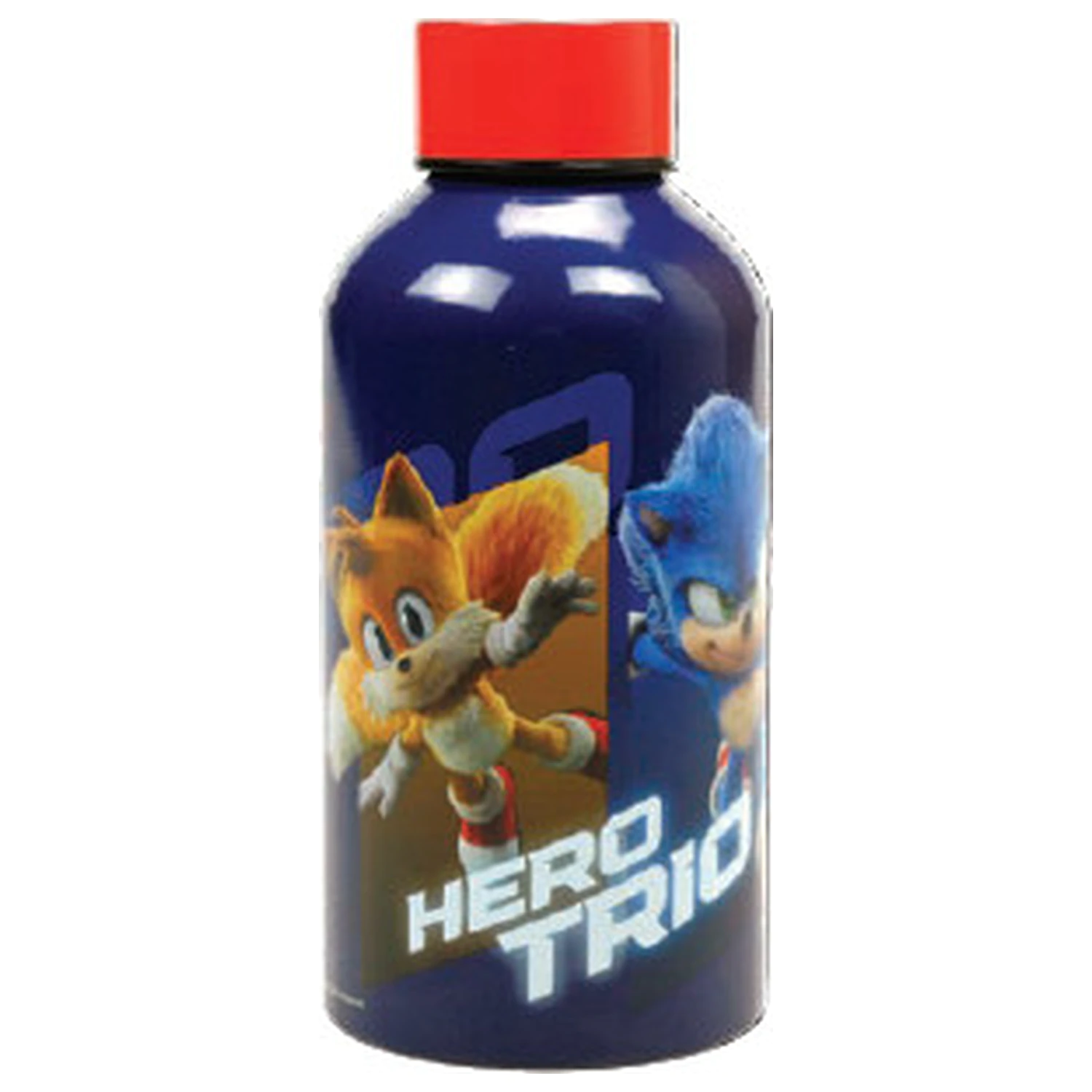 Sonic Heroes Trio aluminum water bottle with screw cap 500 ml product photo