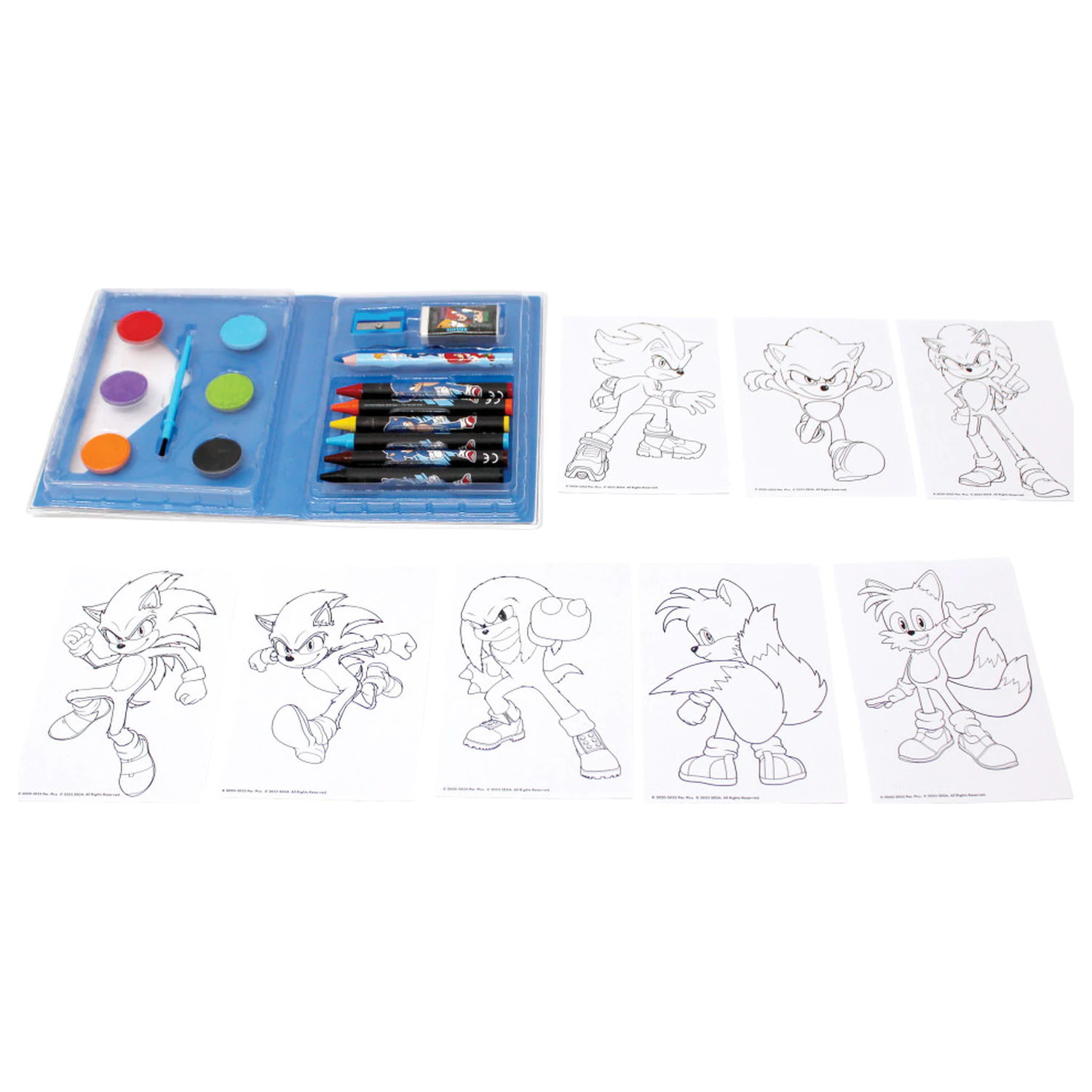 Sonic Hype Man mini art set product photo