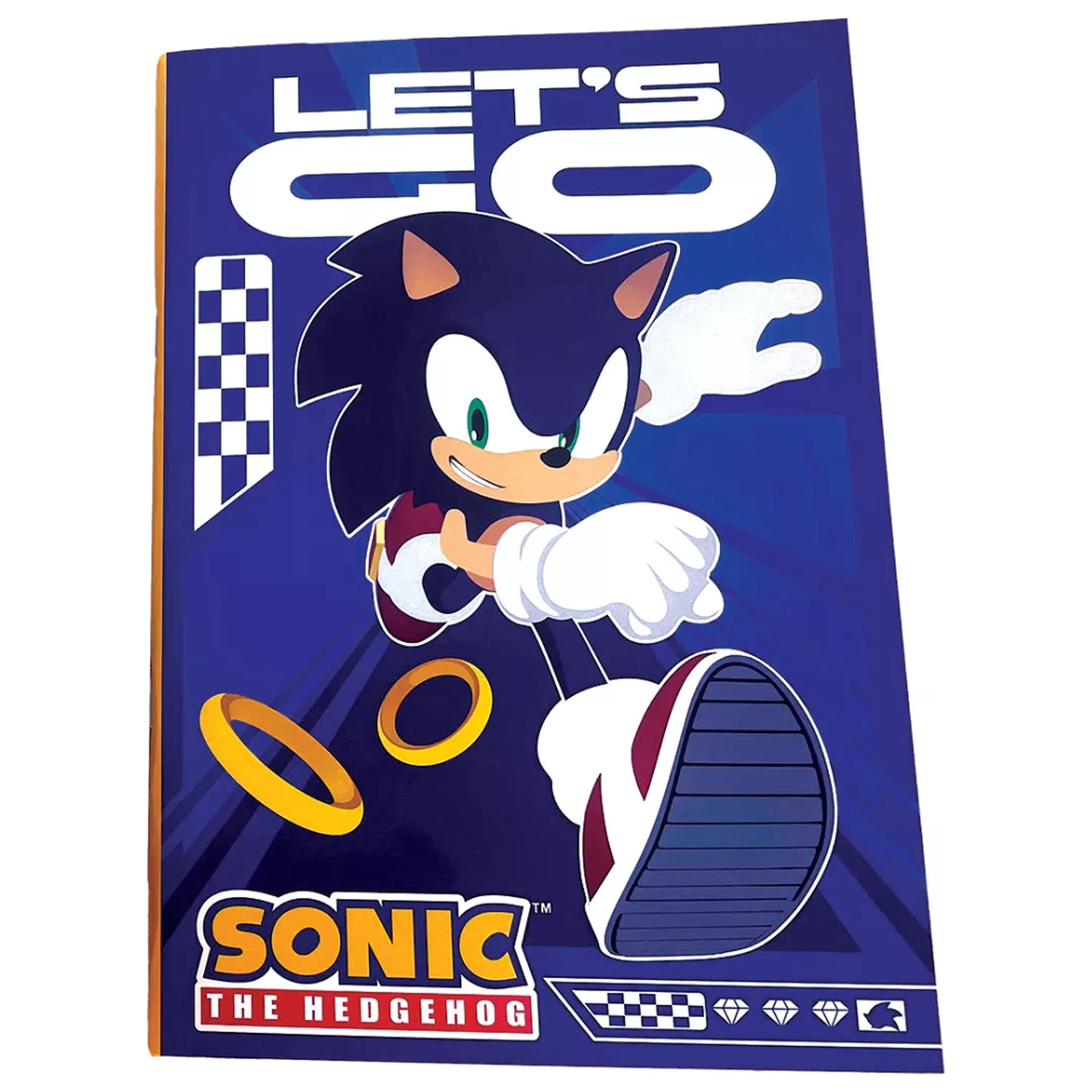 Sonic Let's Go B/5 Lined Notebook, 40 pages product photo