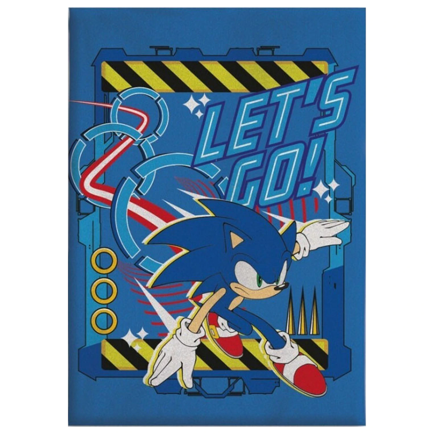 Sonic Let's Go Blanket 110x150cm product photo