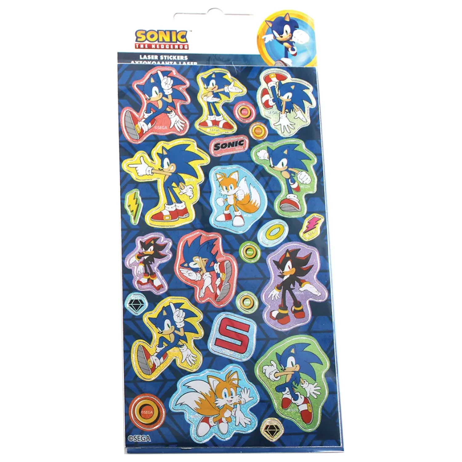 Sonic Magic Rings Holographic Sticker Set product photo