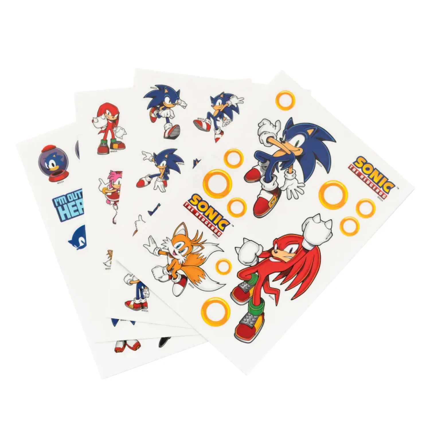 Sonic sticker set product photo