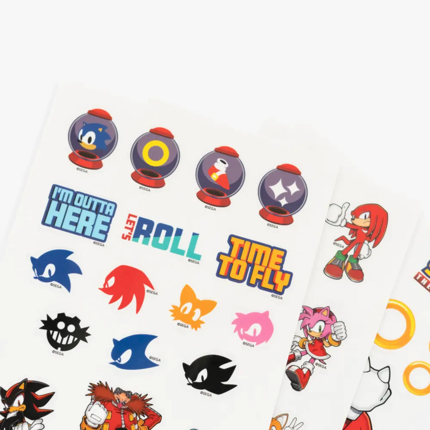 Sonic sticker set product photo